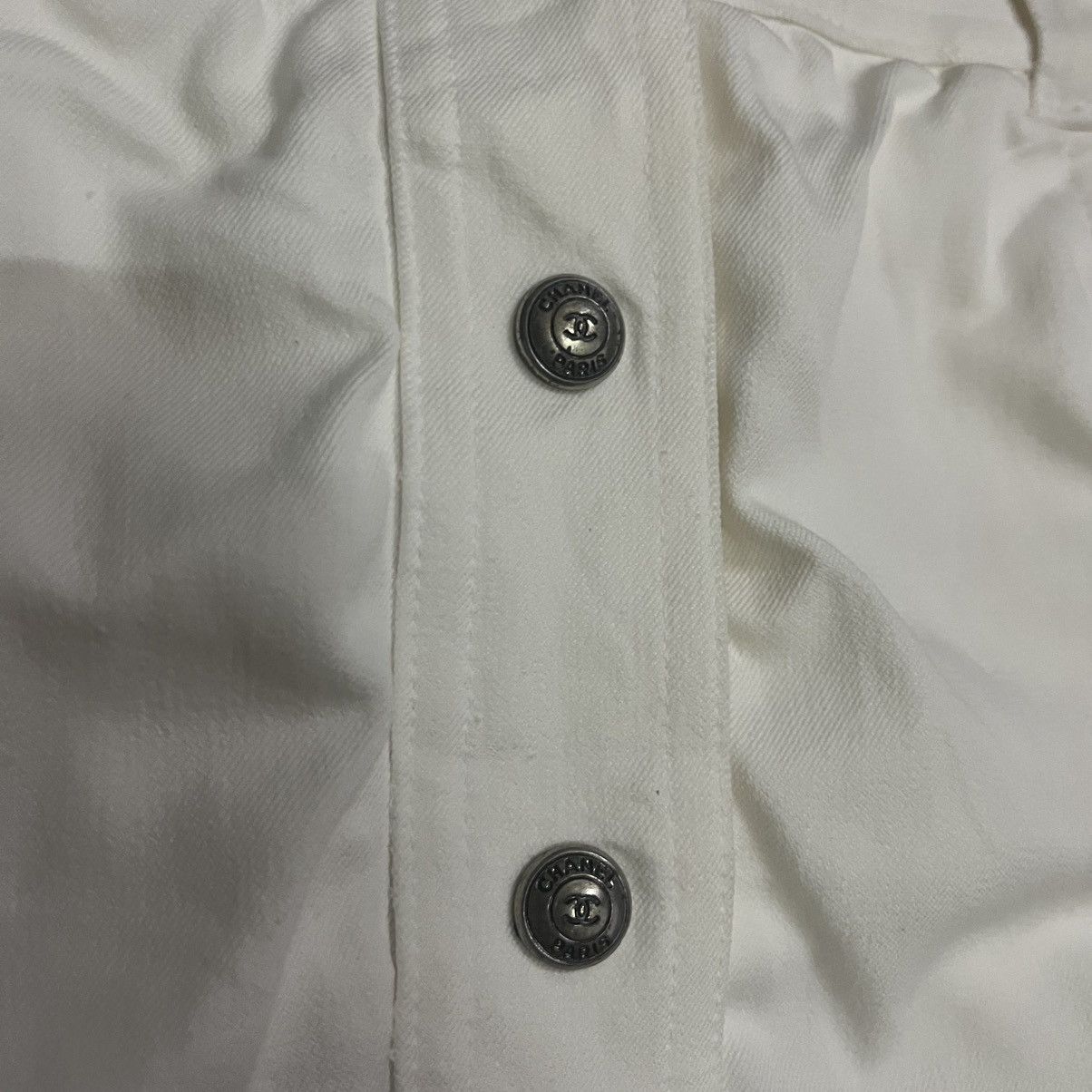 Chanel Vintage Chanel E97 1997 Mini Skirt Summer Collection. Size 29" - 8 Thumbnail