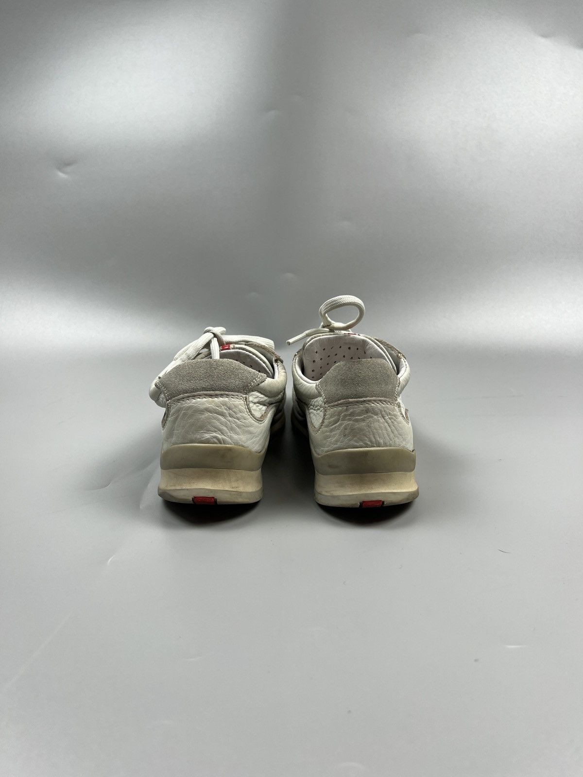 Prada × Vintage Kid's Vintage Prada Leather Sneakers (Y0644) Size US 5 / EU 37 - 5 Thumbnail