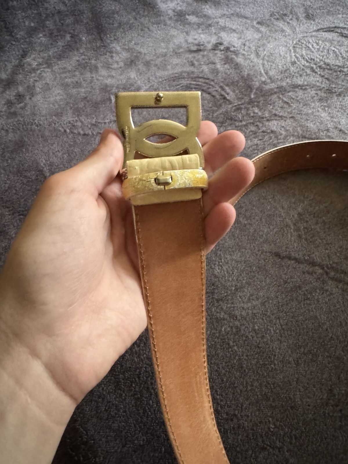 Dolce & Gabbana Dolce Gabbana luxury monogram belt vintage Size ONE SIZE - 7 Thumbnail
