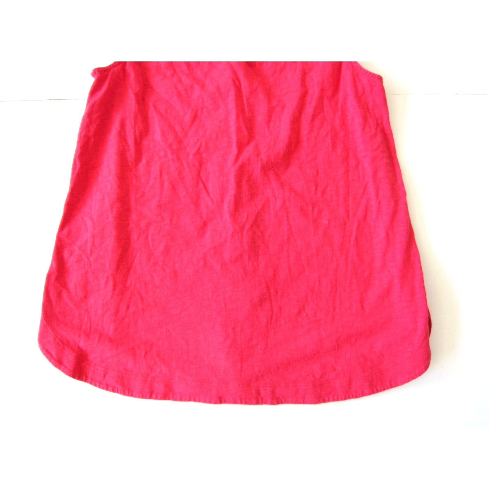 Soft Surroundings Soft Surroundings Blouse Women Medium Pink 100% Cotton Sleeveless Button Down V-Neck Size M / US 6-8 / IT 42-44 - 6 Thumbnail