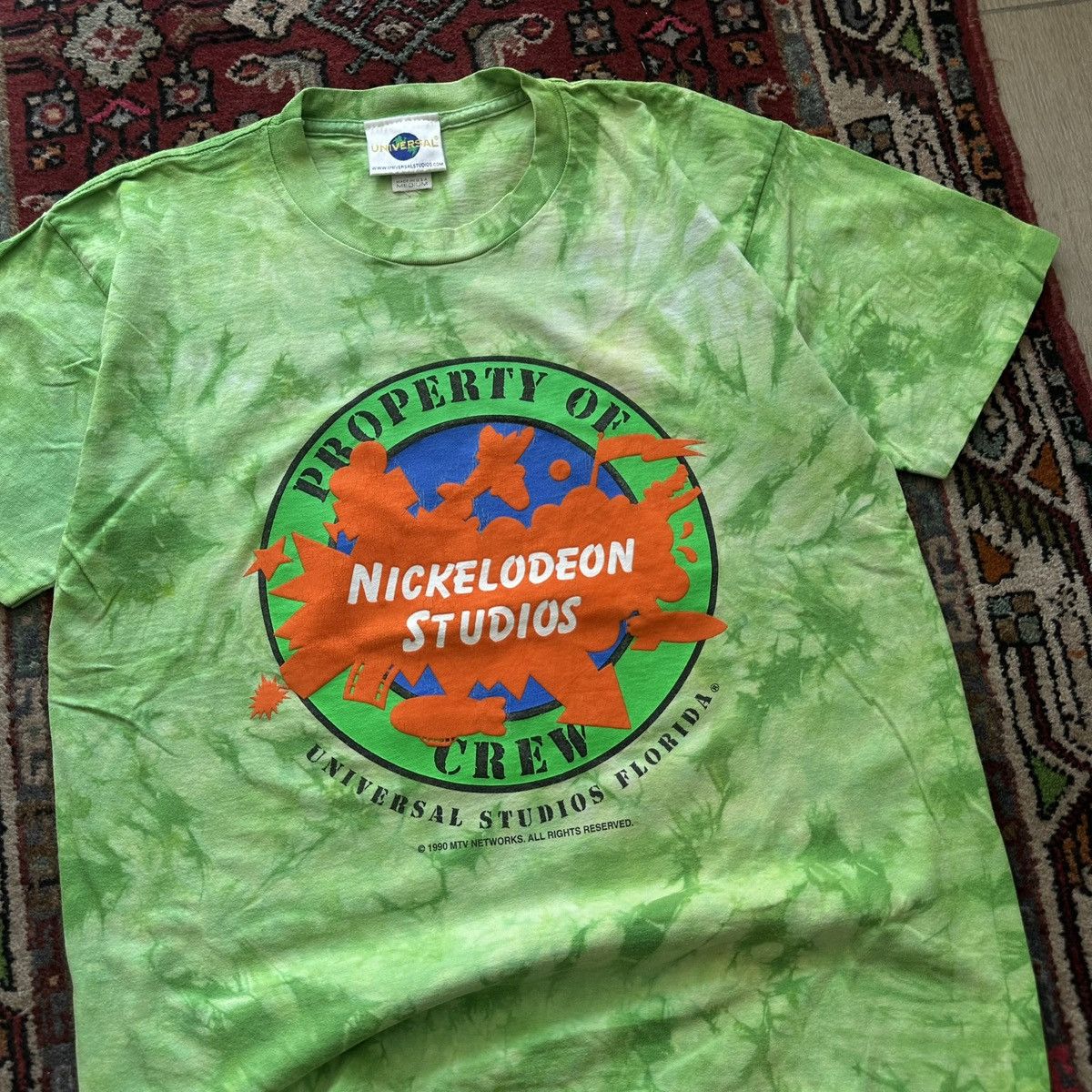 Nickelodeon Vintage 90s Nickelodeon Studios Crew Universal Studios Size US M / EU 48-50 / 2 - 3 Thumbnail