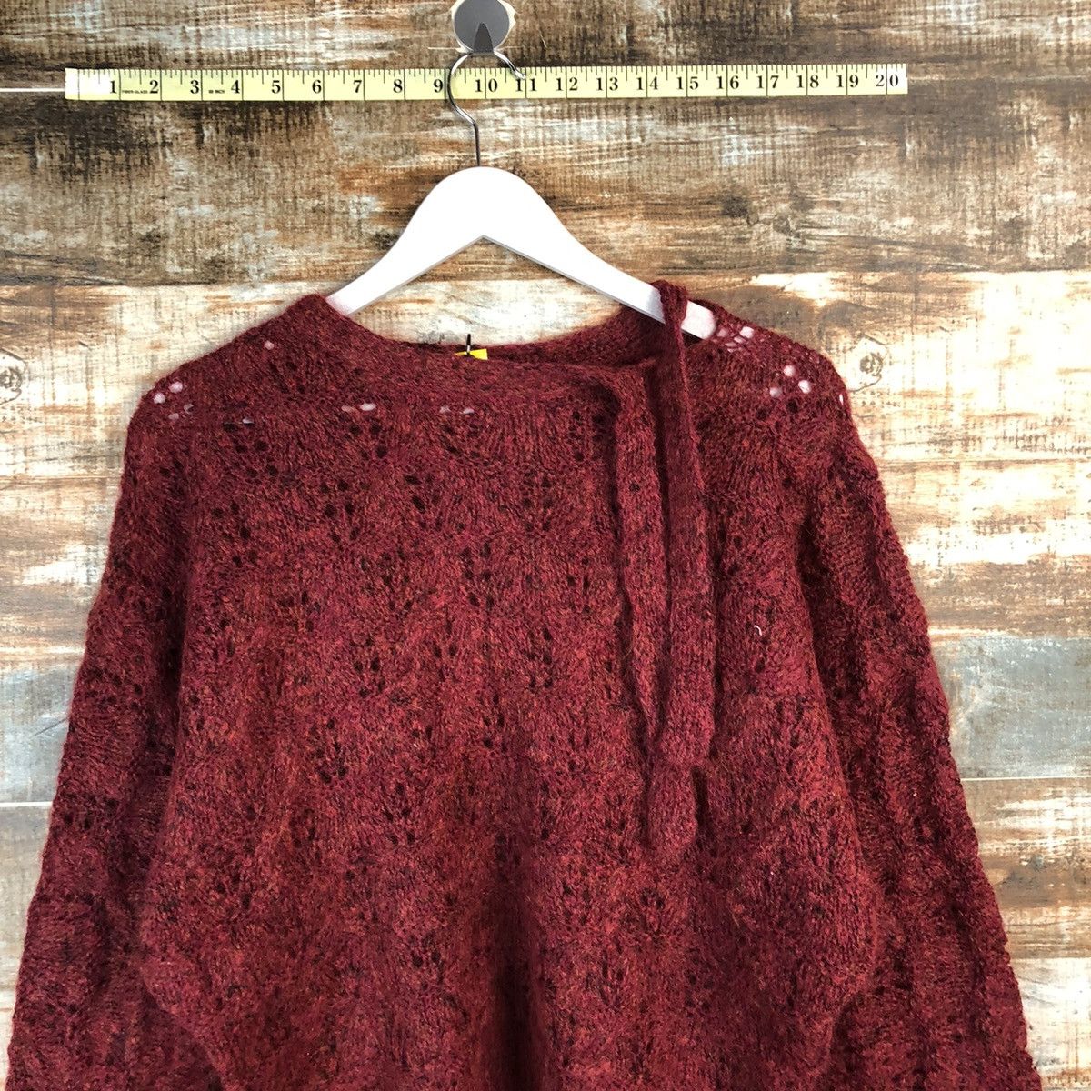 Homespun Knitwear × Japanese Brand Japanese Brand vintage Red Knitwear #A2245 Size M / US 6-8 / IT 42-44 - 2 Thumbnail