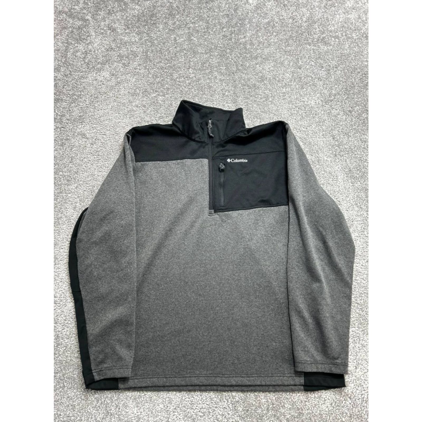 Vintage Columbia Fleece Jacket Mens XL Gray Black Logo - Performance/Outdoor - Jacket Size US XL / EU 56 / 4 - 2 Thumbnail