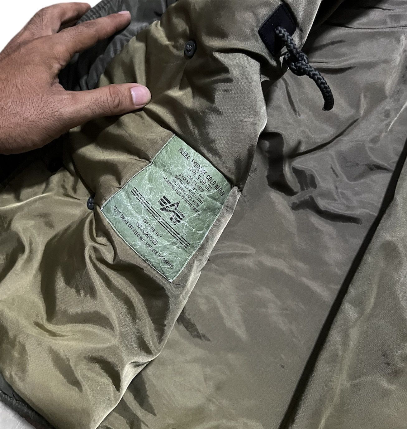 Alpha Industries Vintage 80s ALPHA INDUSTRIES N3B N Parka Jacket Size US L / EU 52-54 / 3 - 5 Thumbnail
