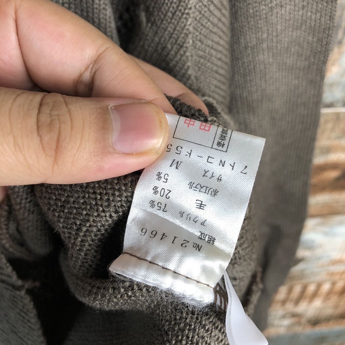 Japanese Brand DL Vinidia Dark Brown Cardigan Knitwear #C490 Size M / US 6-8 / IT 42-44 - 13 Thumbnail