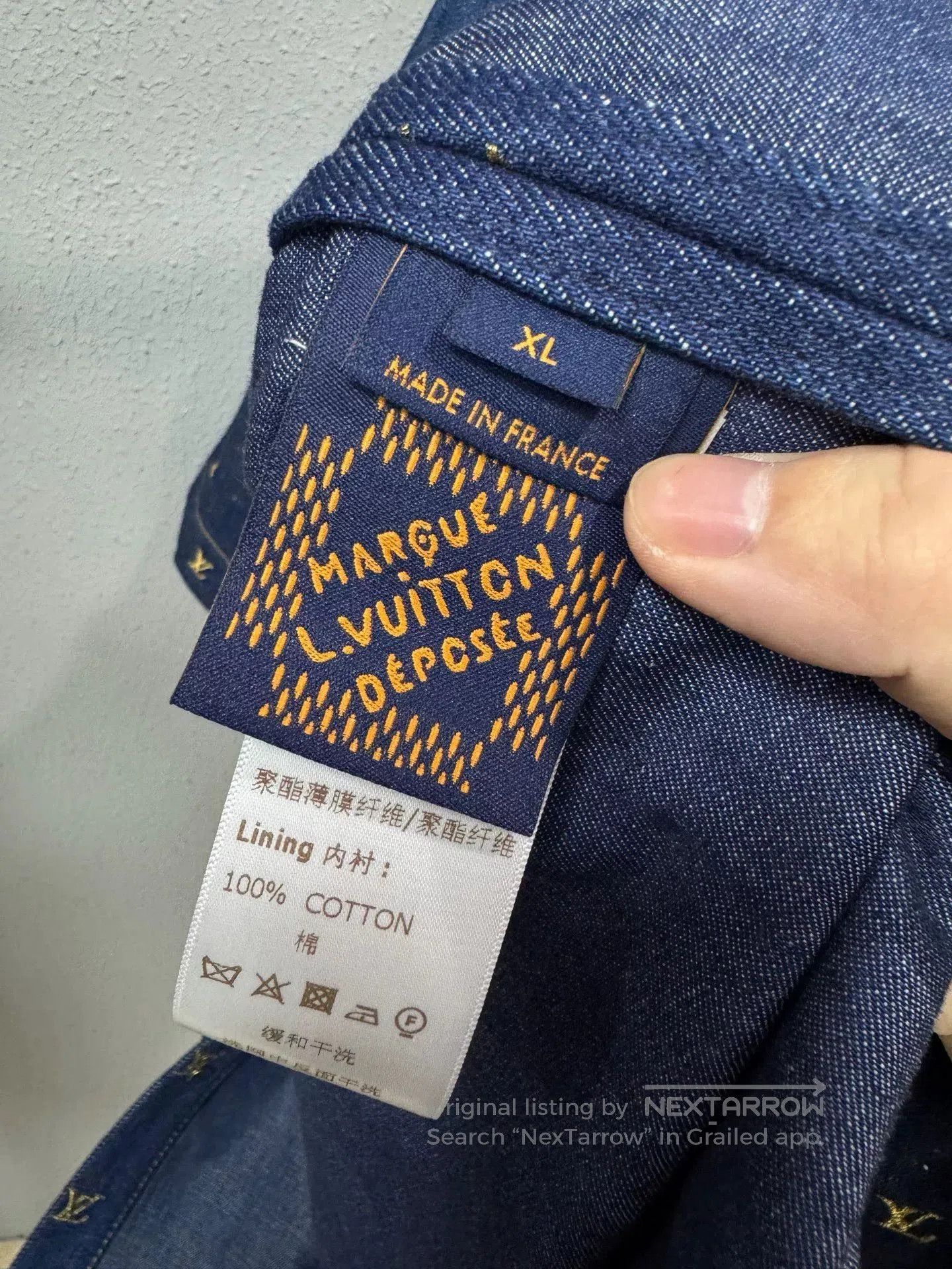 Louis Vuitton louis vuitton x pharrell denim shirt. Size US XL / EU 56 / 4 - 4 Thumbnail