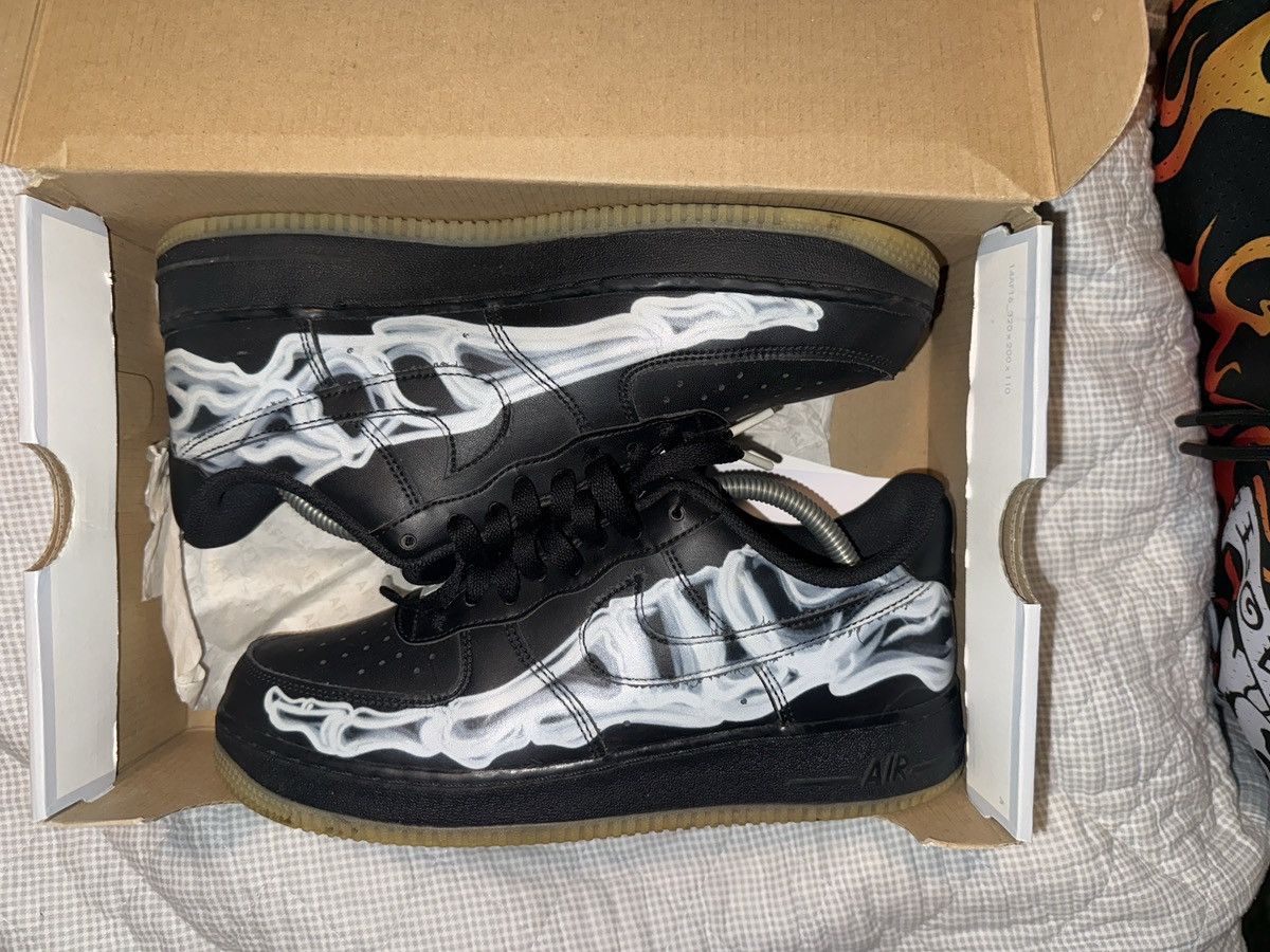 Nike Nike air force 1 Low ‘black skeleton halloween 2019’ Size US 8.5 / EU 41-42 - 8 Thumbnail