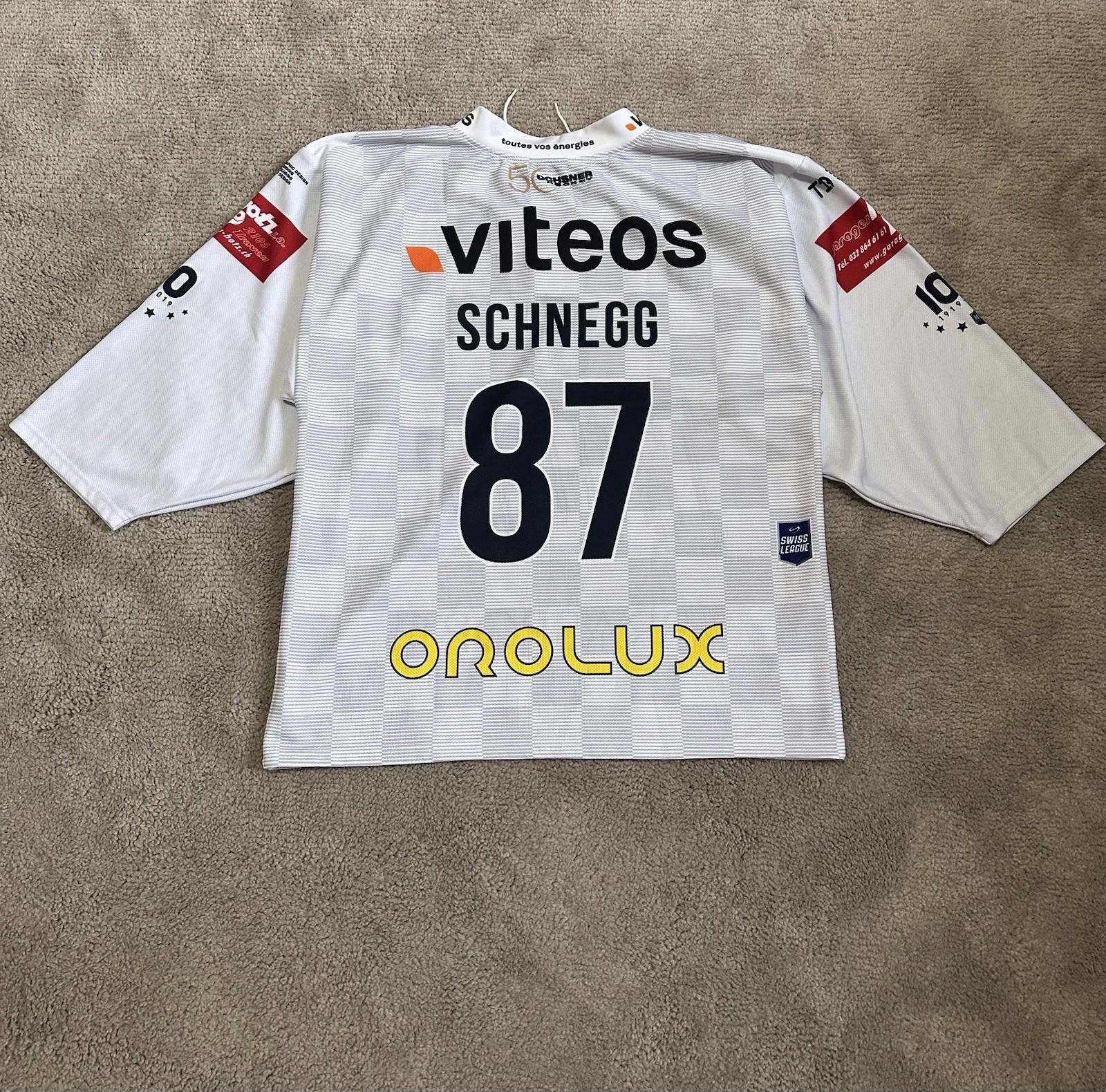 Other HC LA CHAUX DE FONDS HOCKEY SHIRT JERSEY OCHSNER #Schnegg Size US L / EU 52-54 / 3 - 7 Thumbnail