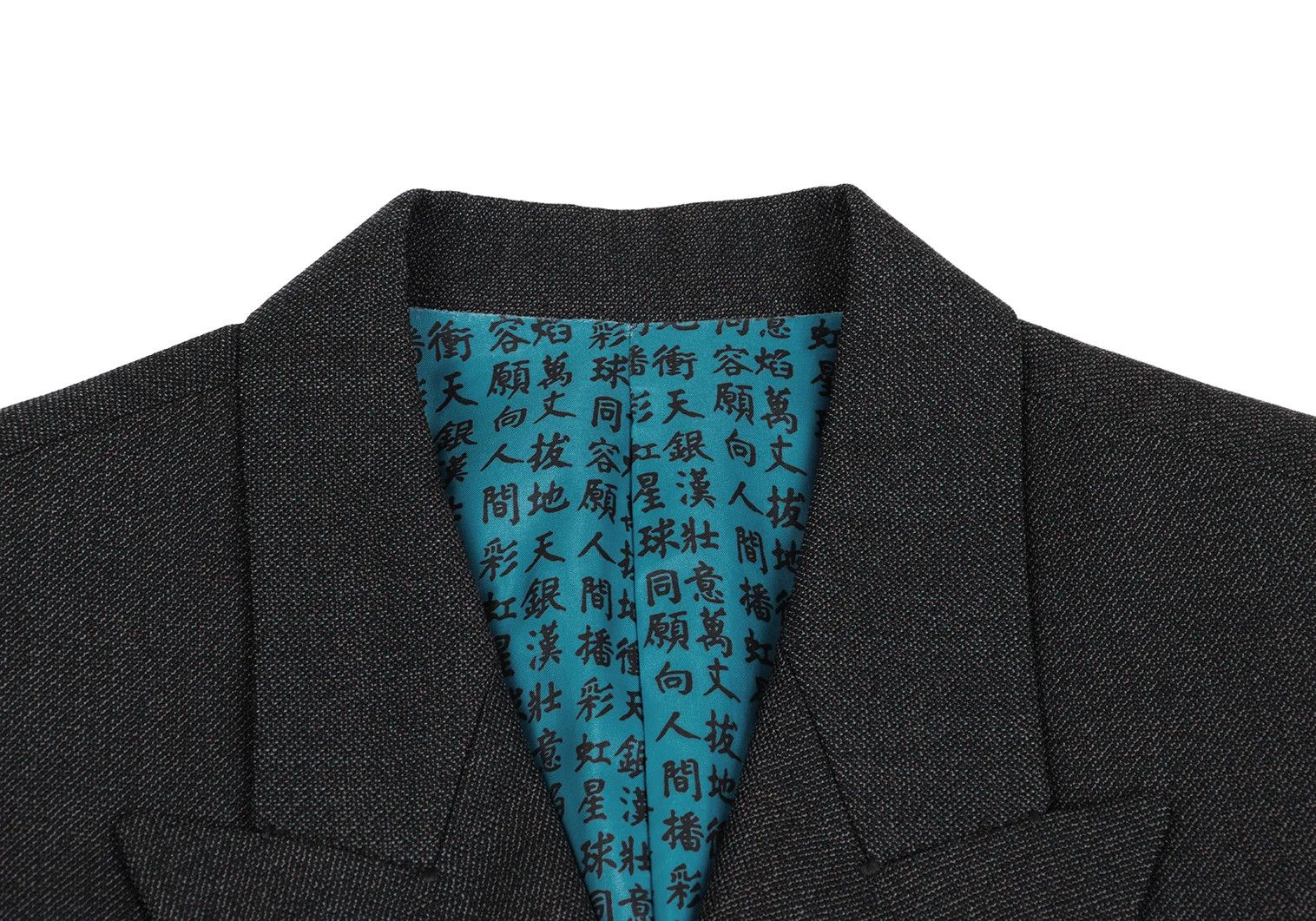 Jean Paul Gaultier Charcoal Peak Lapel Wool Jacket Size 48 Size US M / EU 48-50 / 2 - 4 Thumbnail