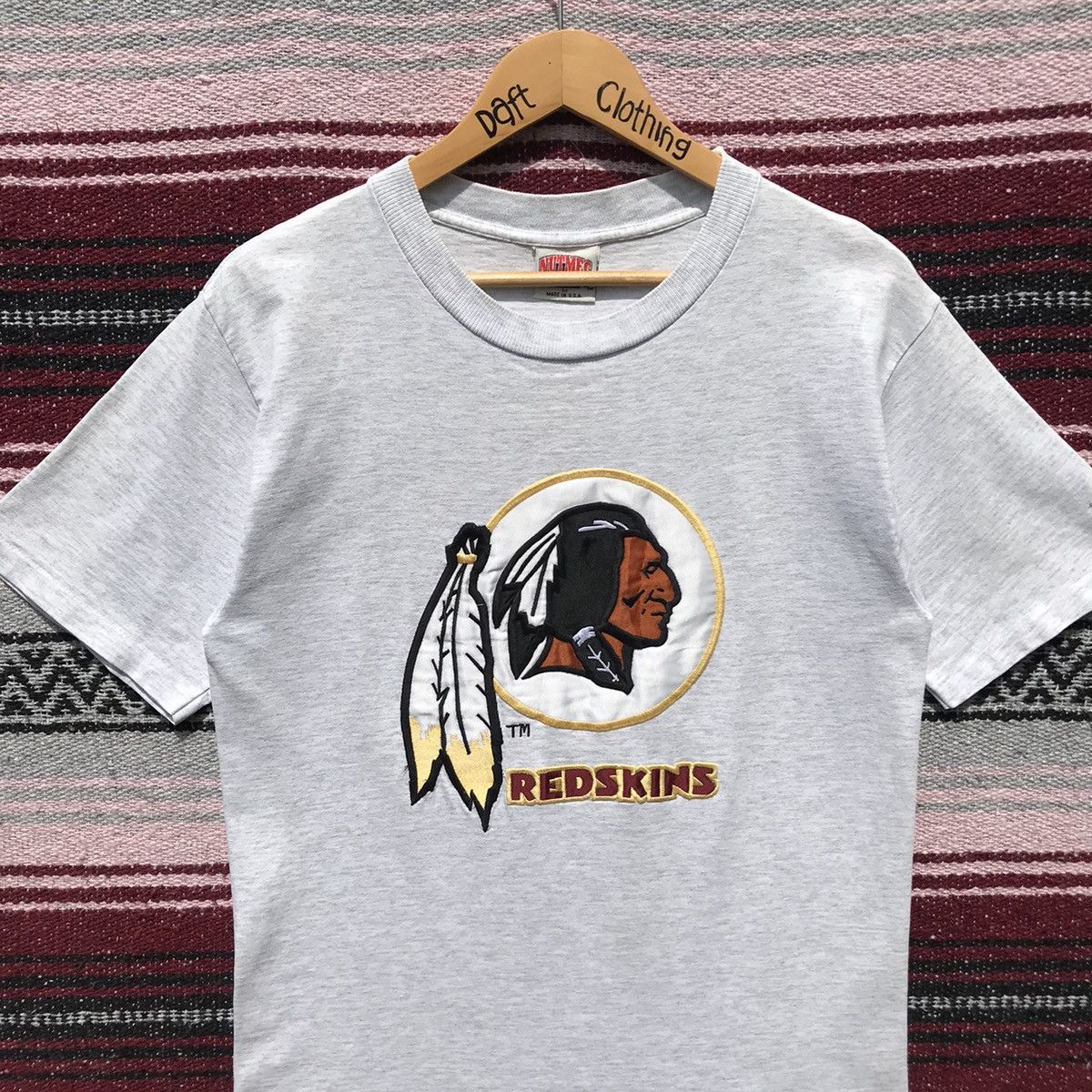 NFL 💥Rare💥Vintage 90s Redskins NFL Team Shirt Embroidery Redskin Size US M / EU 48-50 / 2 - 7 Thumbnail