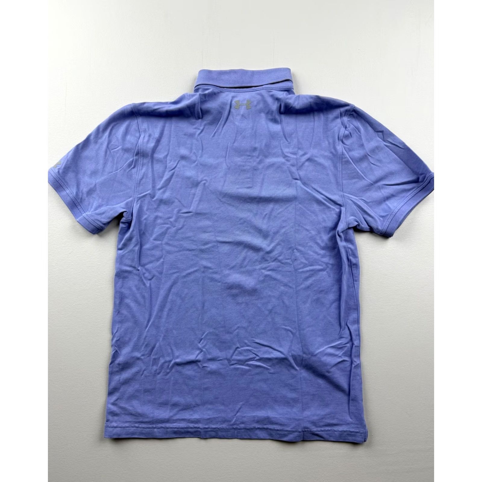 Under Armour Under Armour Polo Shirt Mens Medium Blue Short Sleeve Golf Performance HeatGear Size US M / EU 48-50 / 2 - 2 Thumbnail