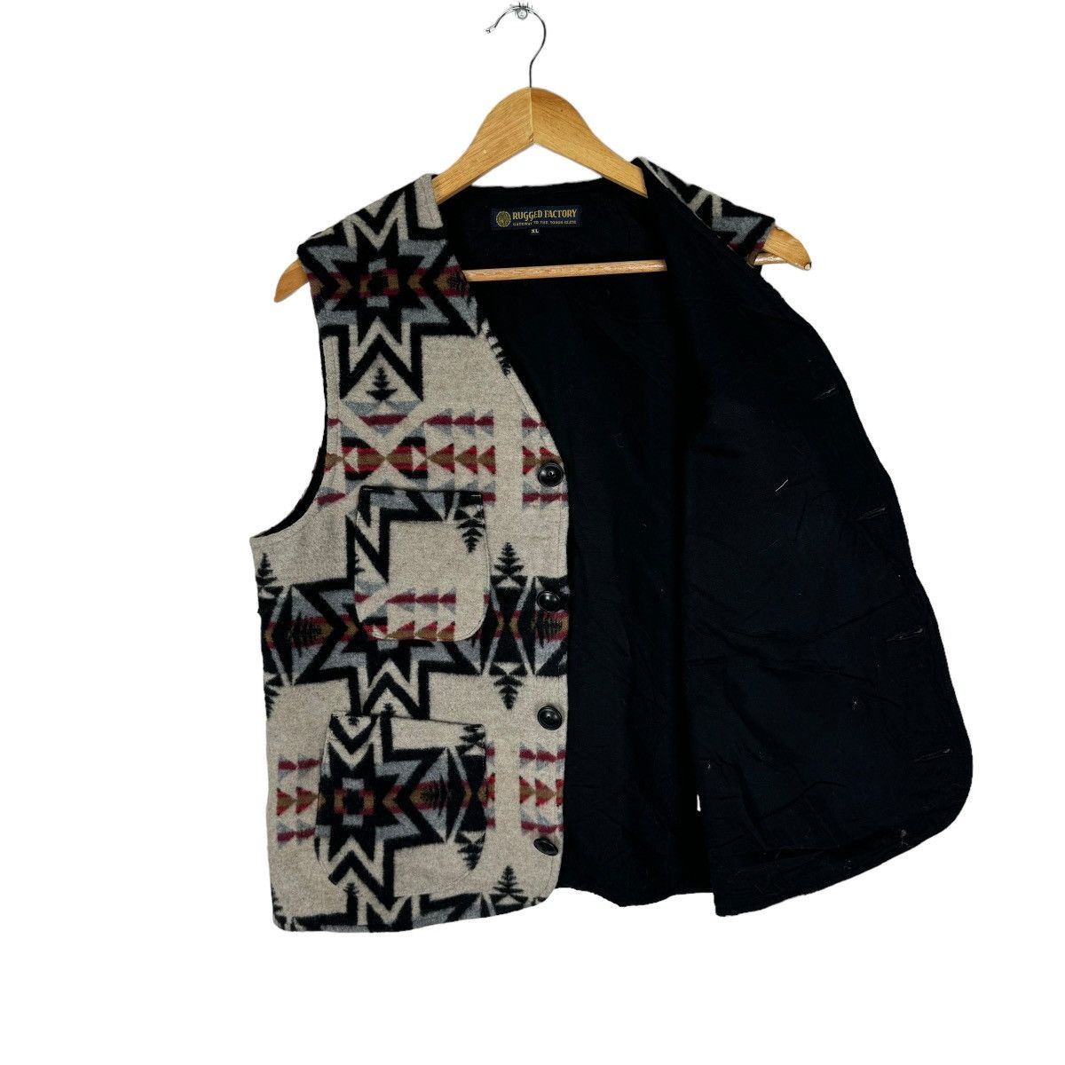 Native ☀️RUGGED FACTORY JAPAN NATIVE VEST Size US XL / EU 56 / 4 - 7 Thumbnail