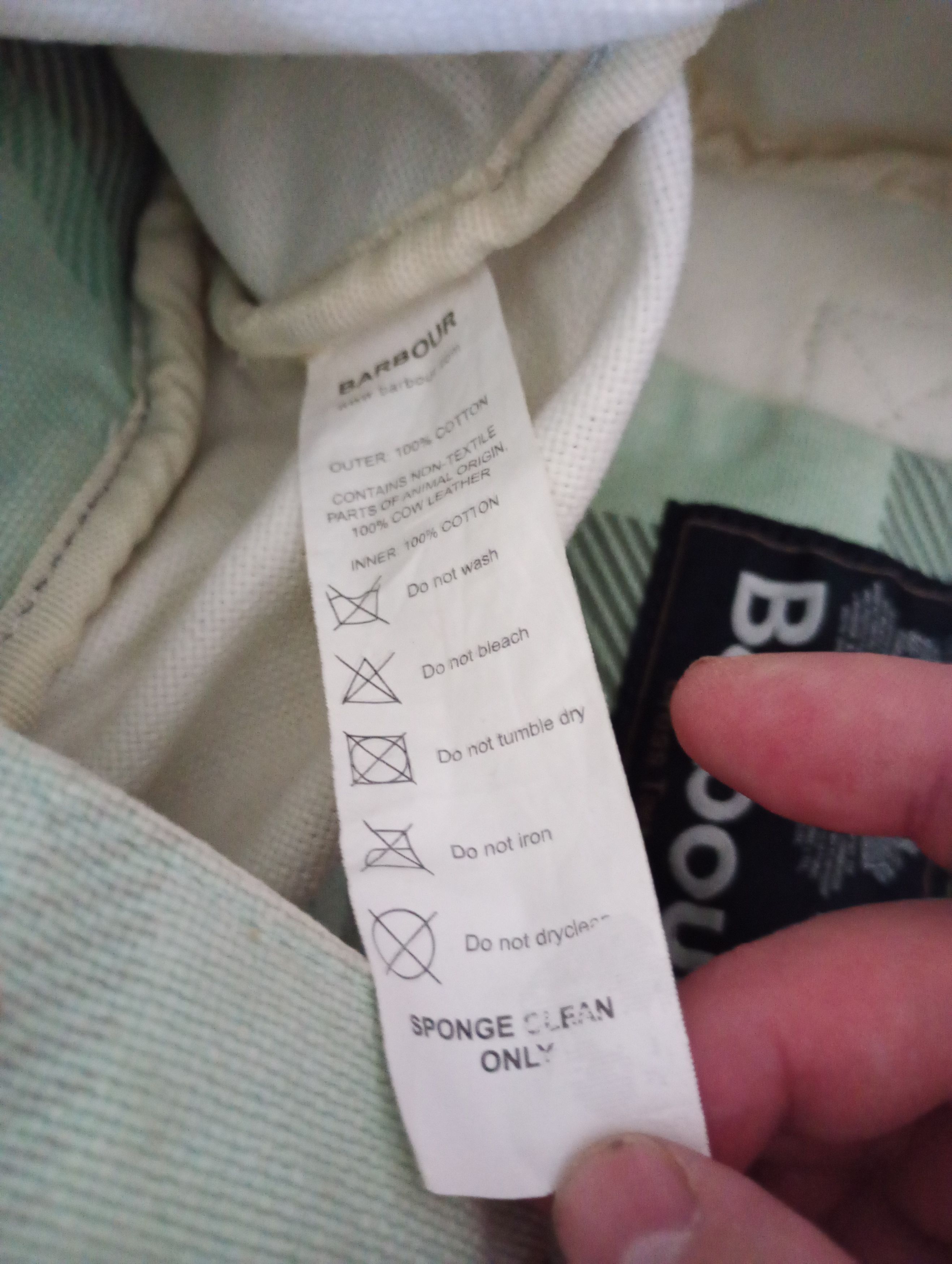 Barbour Barbour Rucksack Check Backpack Green Cotton Leather Size ONE SIZE - 16 Thumbnail