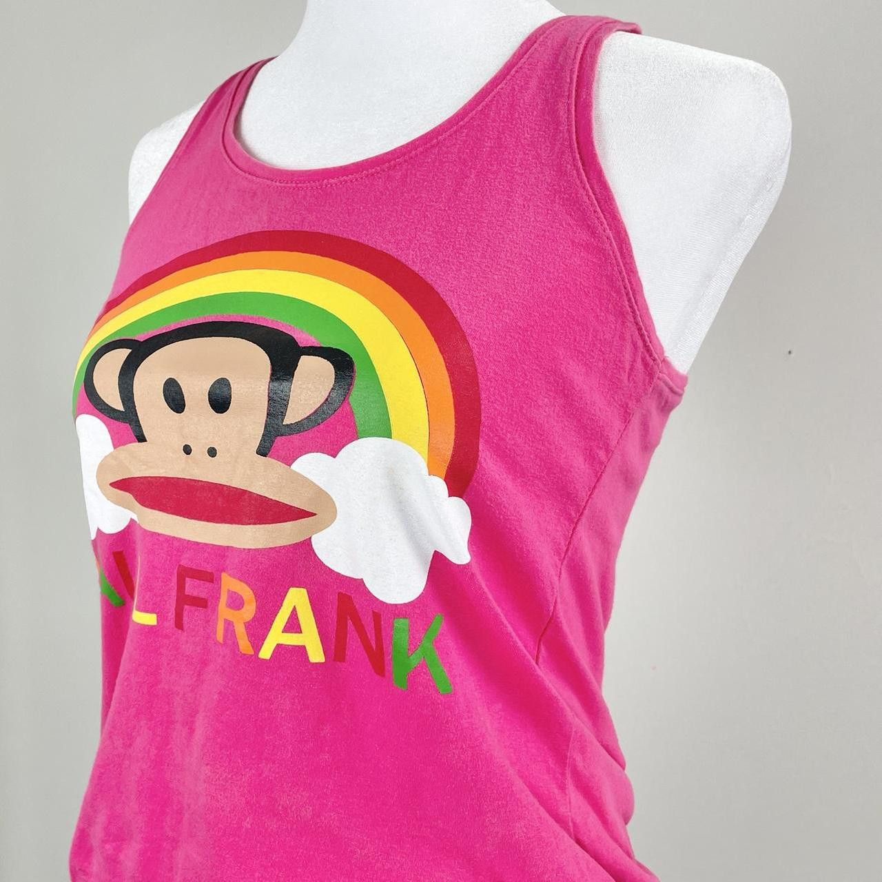 Paul Frank Pink Paul Frank Julius & Friends Rainbow Graphic Tank Top Size S / US 4 / IT 40 - 3 Thumbnail