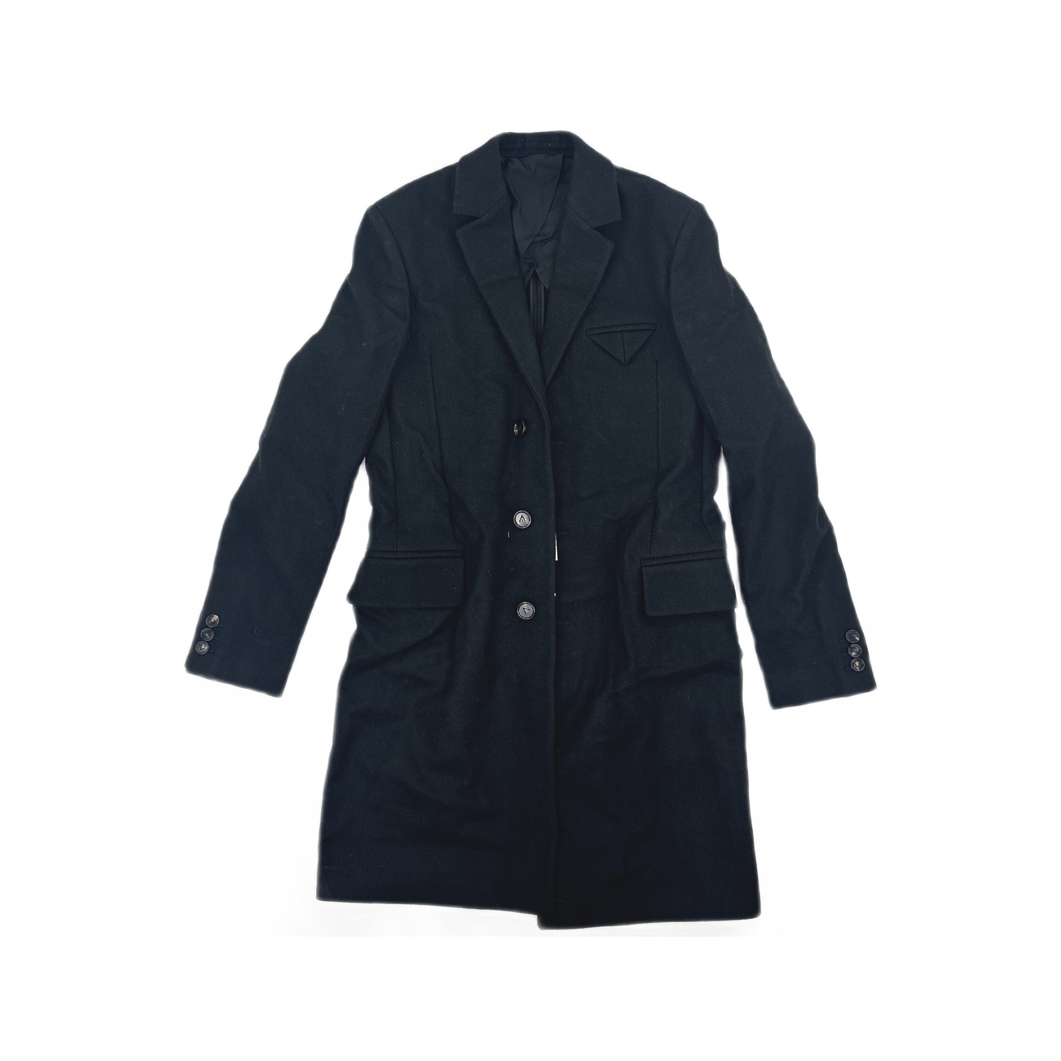 Bottega Veneta Bottega Veneta Felted Wool Single Breasted Coat Size M Size US M / EU 48-50 / 2 - 1 Thumbnail