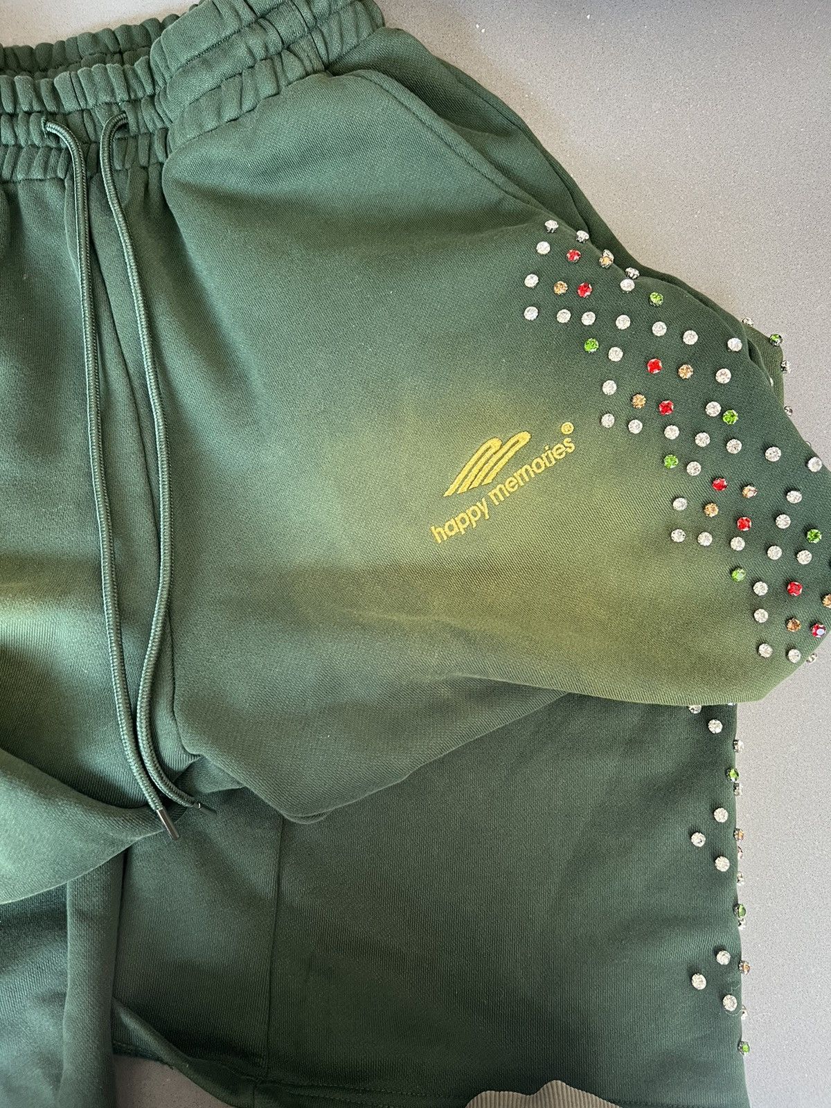 HMDD rhinestone sweatpants Sweatpants Joggers