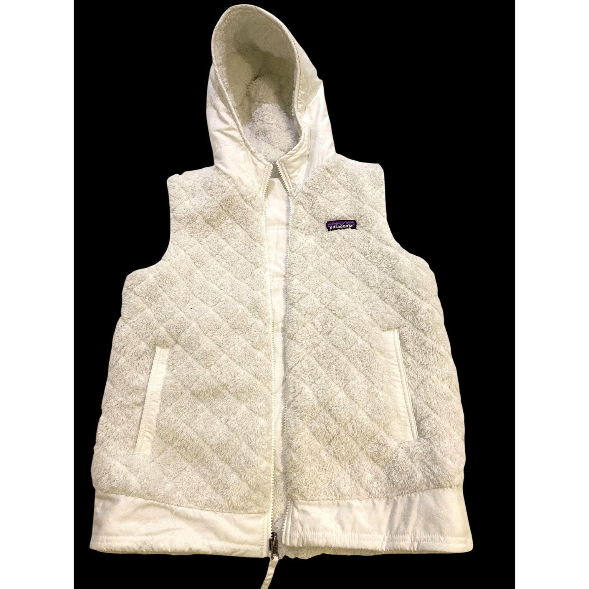 Patagonia PATAGONIA Women's S Los Gatos Reversible Hooded Fleece Vest Size S / US 4 / IT 40 - 7 Thumbnail