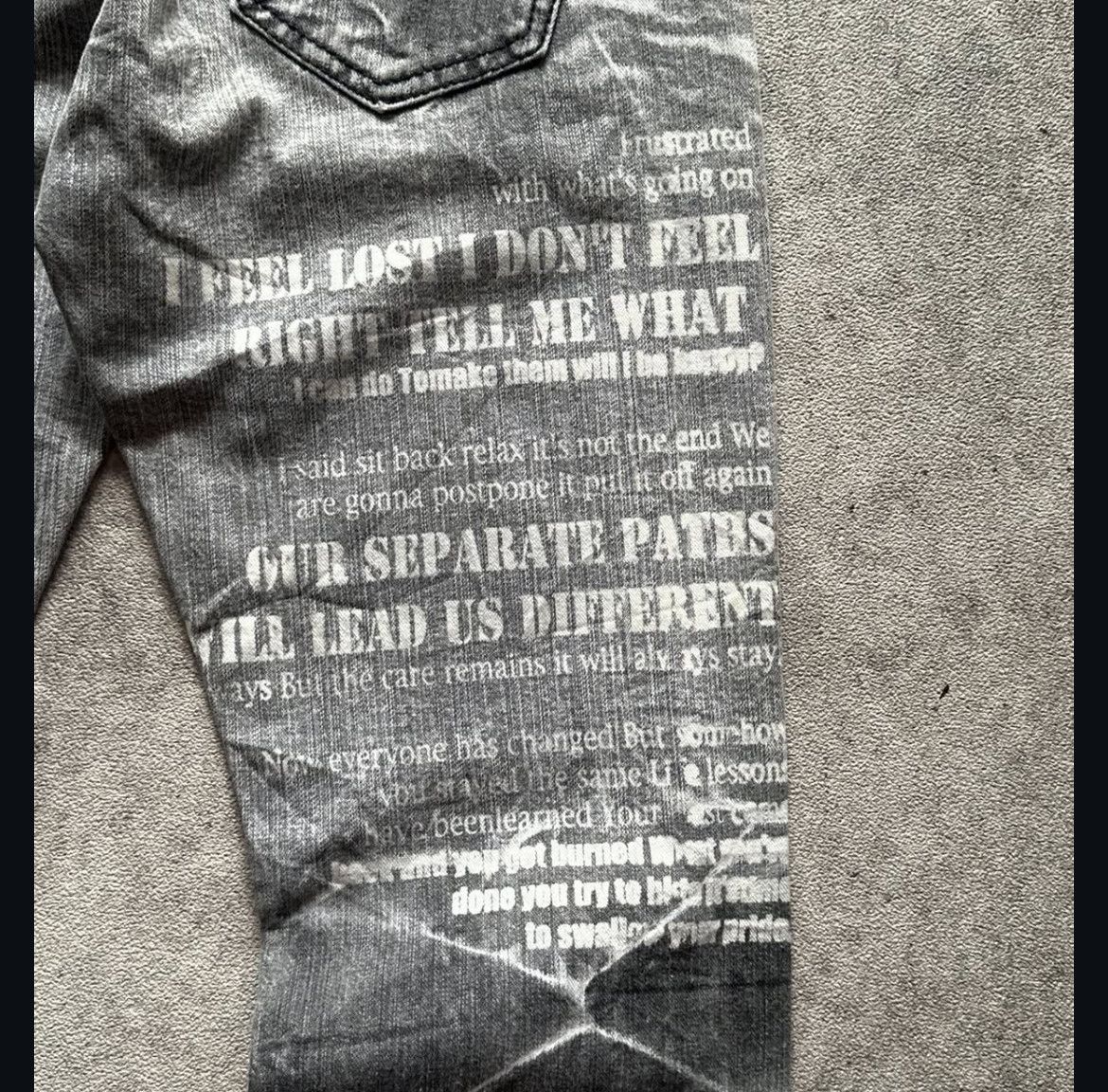 In The Attic 2000s Attic Hysteric Ifsix Vkei 14th Poem Patchwork y2k Lgb Size US 32 / EU 48 - 6 Thumbnail