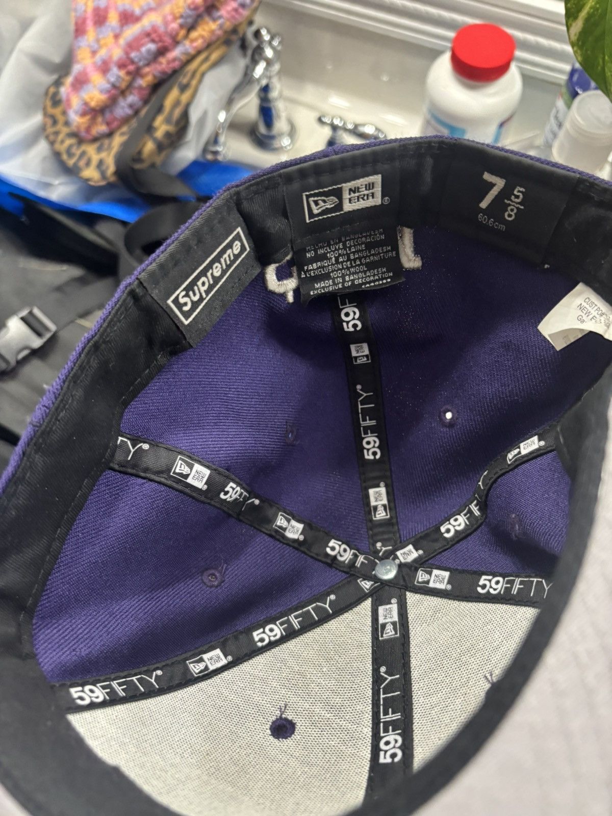 Supreme SUPREME $1M metallic box logo hat Size 44 - 6 Thumbnail