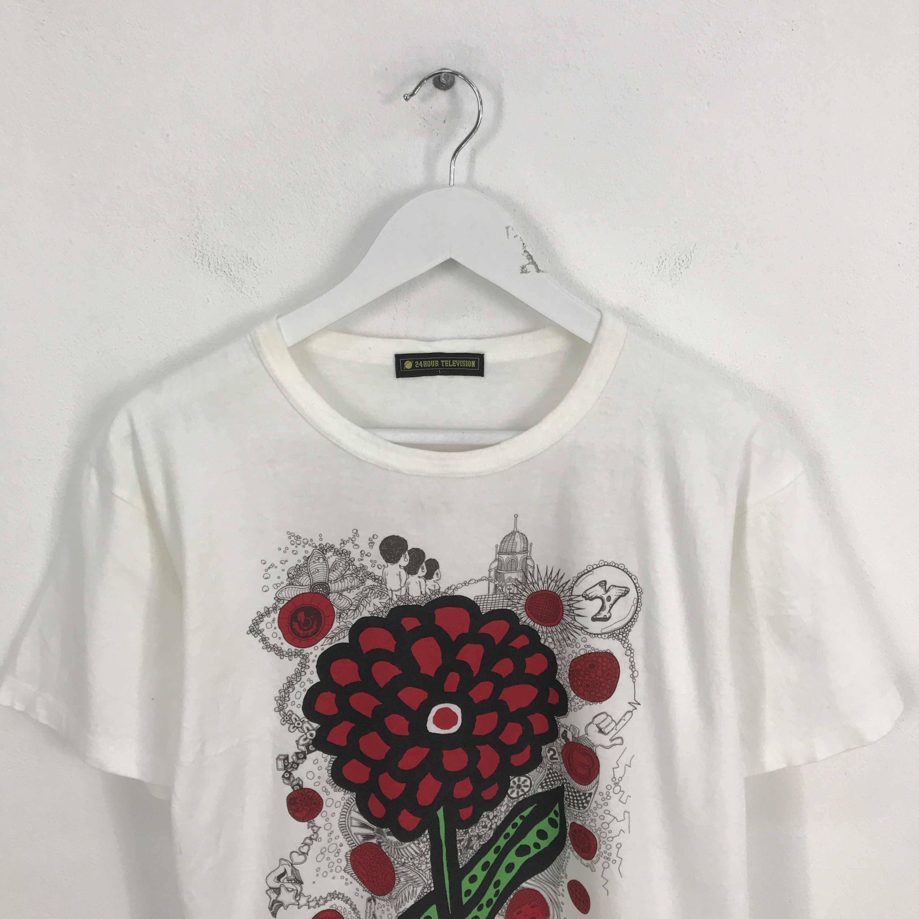 Japanese Brand Rare 24 Hour Television love forever T-shirt Size US L / EU 52-54 / 3 - 2 Thumbnail