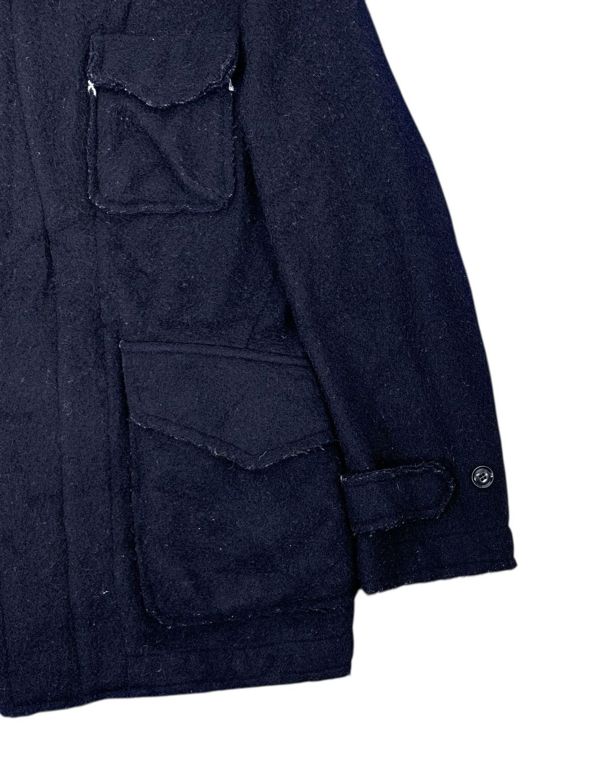 Japanese Brand Vintage Japanese Fabric KYS Diconstructed Wool Jacket Size US L / EU 52-54 / 3 - 8 Thumbnail
