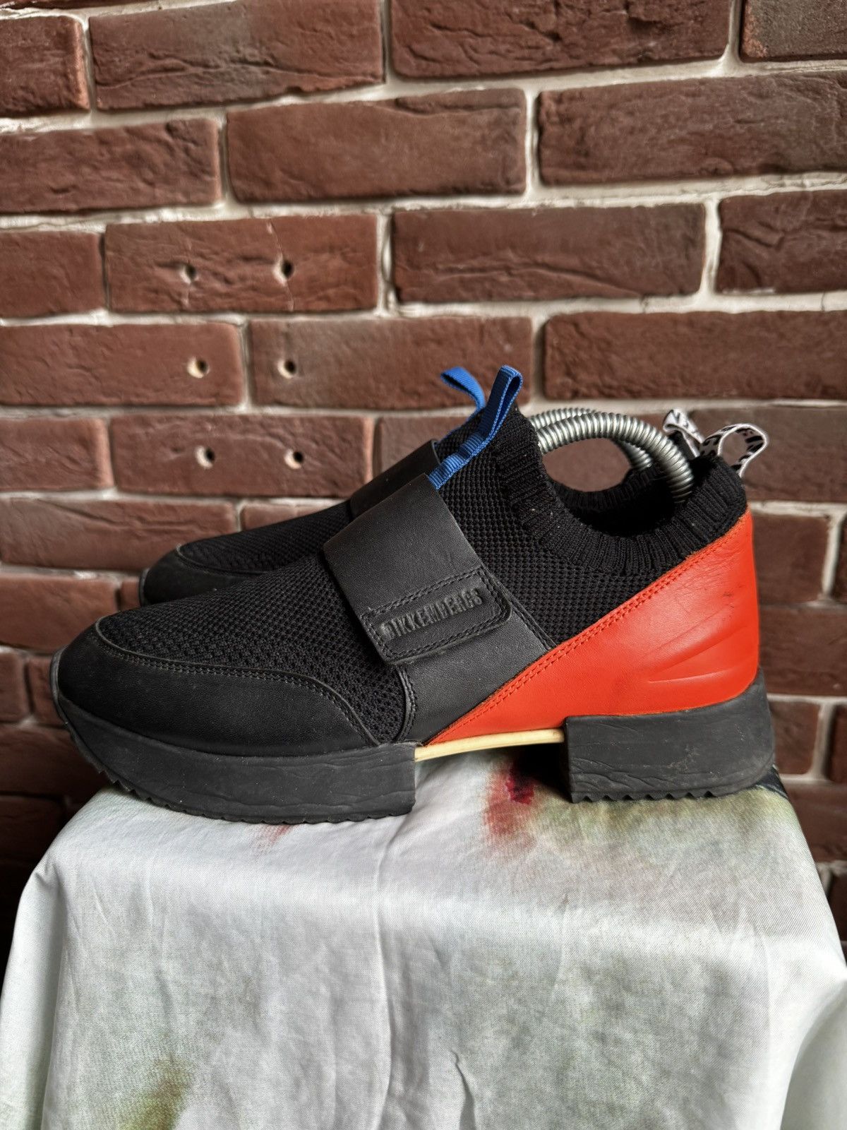 Dirk Bikkembergs Rare Bikkembergs Platform Trainers Shoes Hype Streetwear Bla Size US 8 / IT 38 - 2 Thumbnail