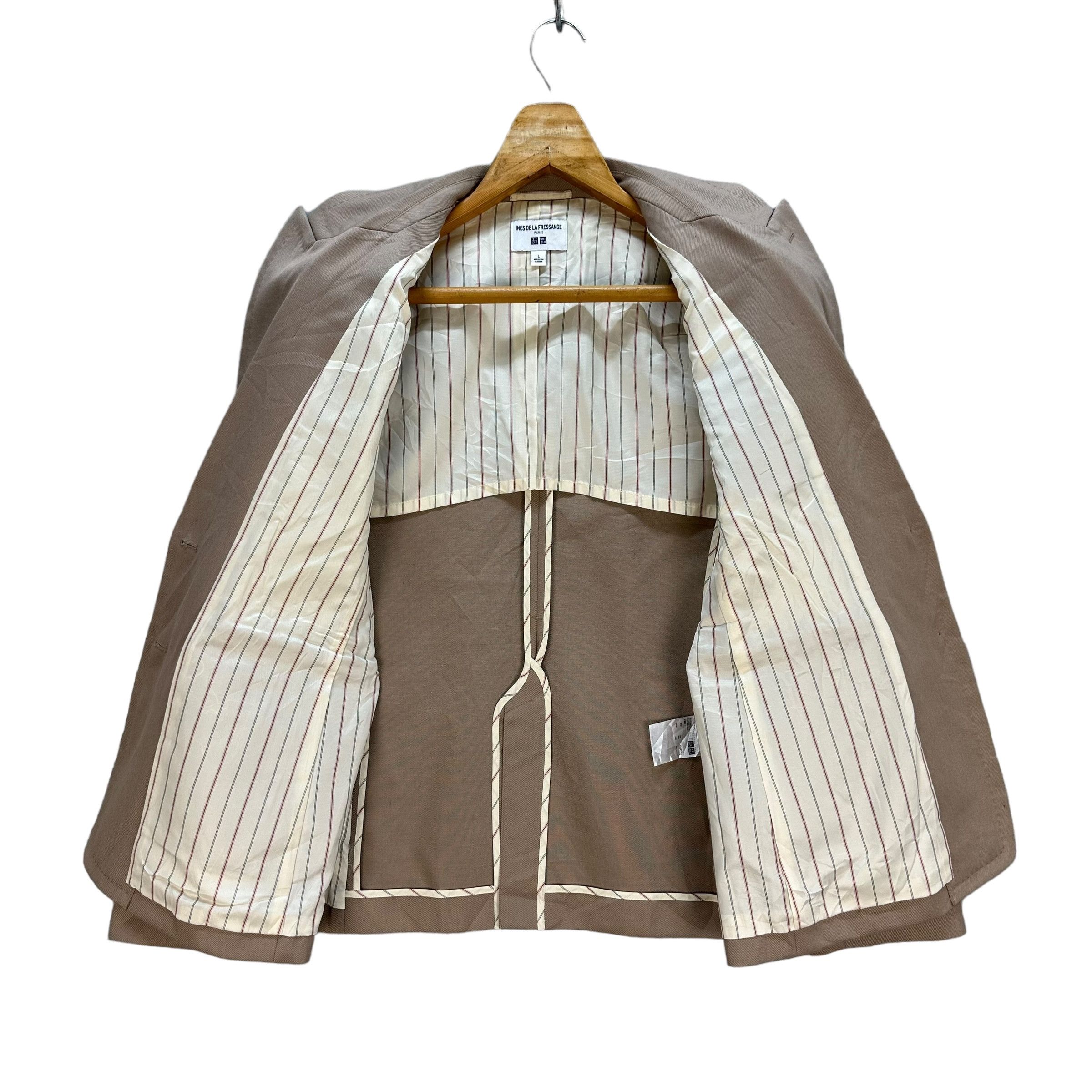 Uniqlo INES DE LA FRESSANGE Paris Suit Jacket Blazer #A16-0385 Size L / US 10 / IT 46 - 6 Thumbnail