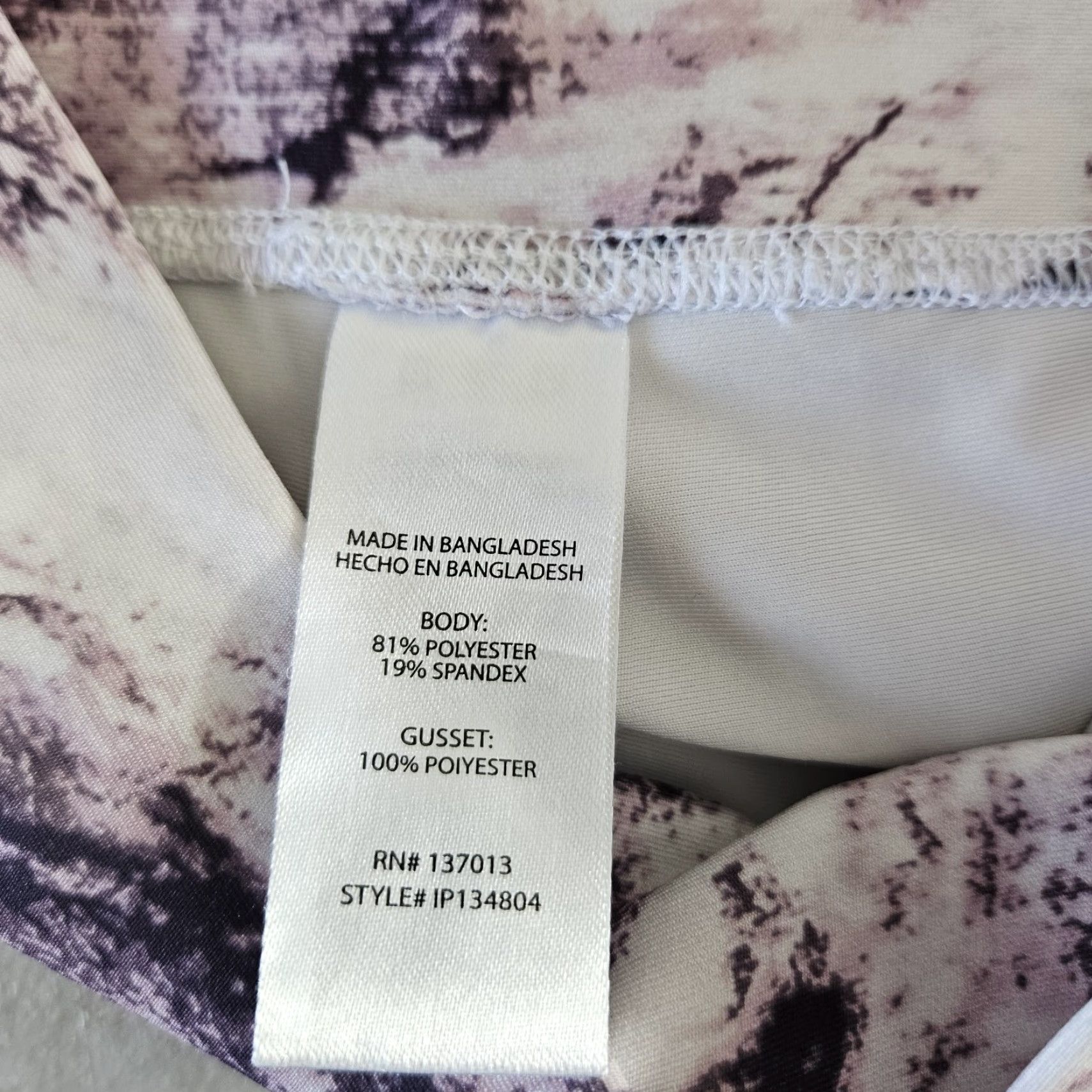 Wildfox Wildfox Leggings Womens Sz Medium Purple White High Rise Size 32" / US 10 / IT 46 - 6 Thumbnail