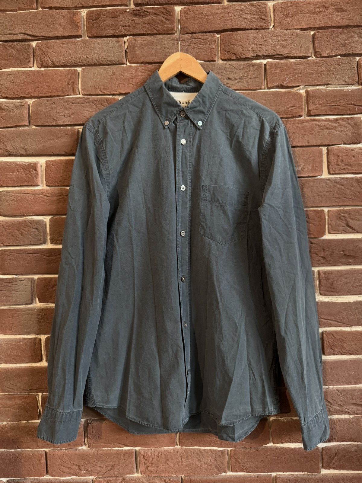 Acne Studios AW13 Acne Studios Isherwood Button Up Shirt 46 POP Size US S / EU 44-46 / 1 - 1 Thumbnail