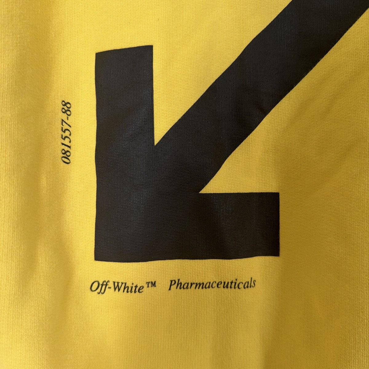 Off-White Off-White c/o Virgil Abloh 2018 Hands Hoodie - Yellow Size US S / EU 44-46 / 1 - 5 Thumbnail