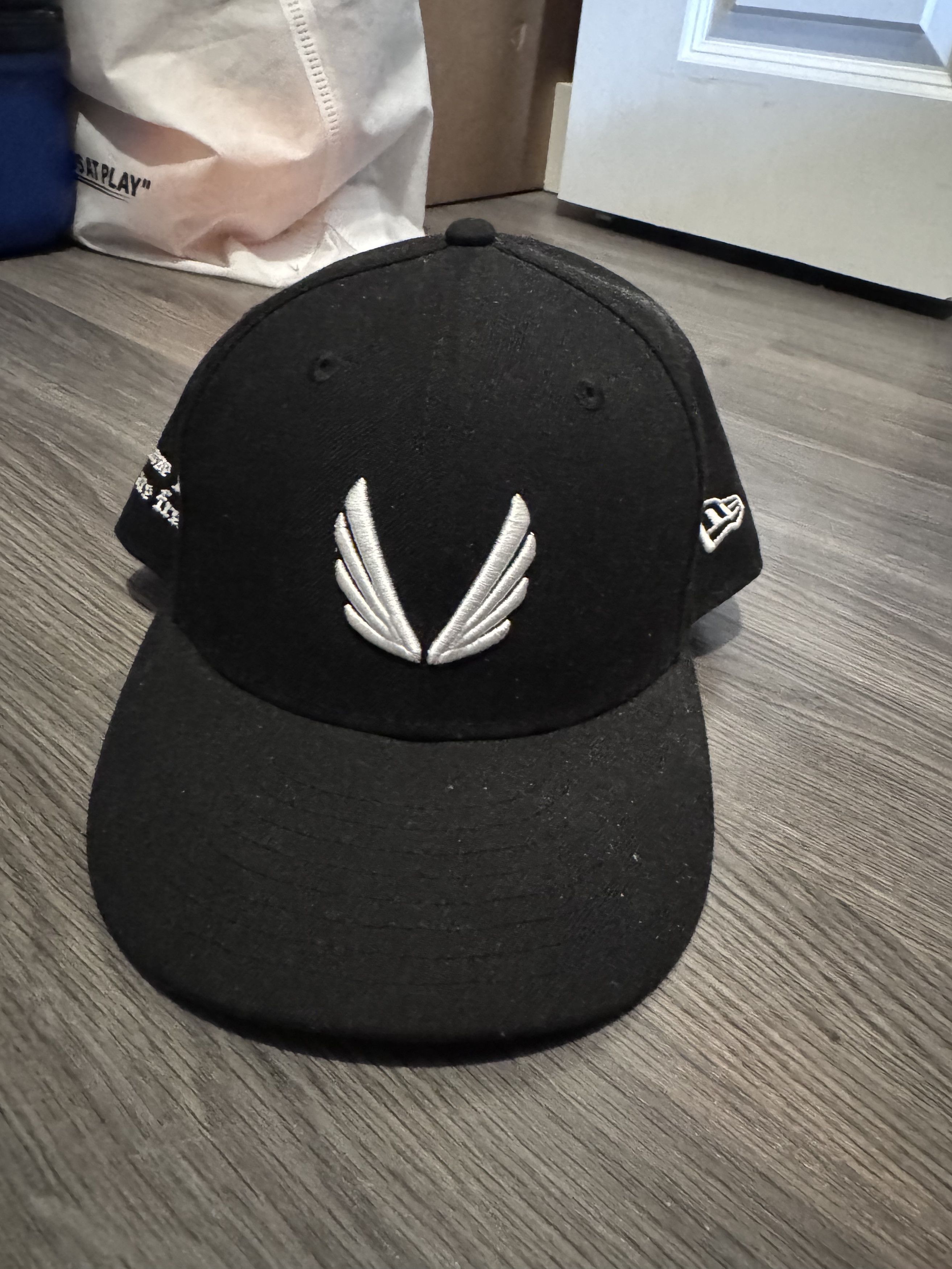 ASRV New Era® 59Fifty® Low Profile Hat - Black/White "Wings" Size ONE SIZE - 1 Thumbnail