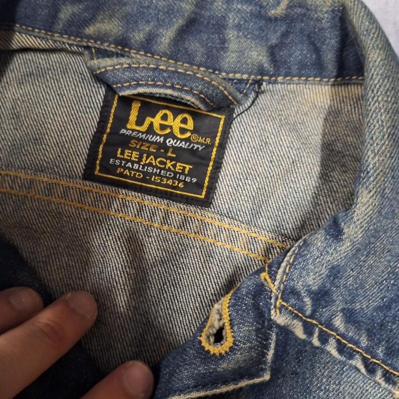 Lee Lee denim jacket with a worn-in look Size L / US 10 / IT 46 - 3 Thumbnail