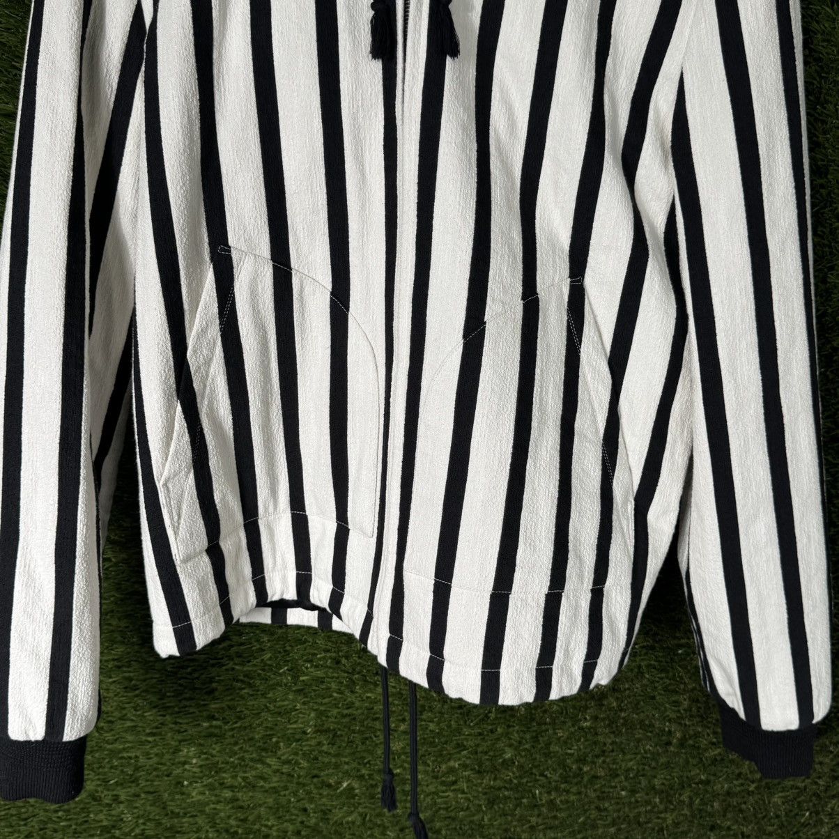 Saint Laurent Paris Saint Laurent Paris “Teddy Baja” striped hoodie Size US M / EU 48-50 / 2 - 6 Thumbnail