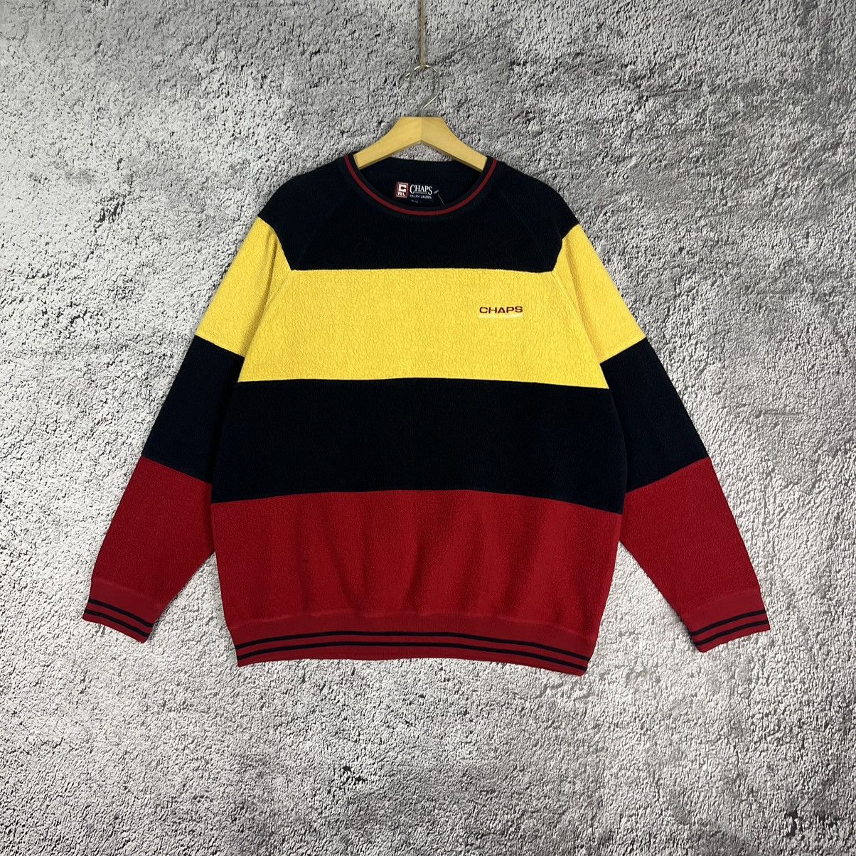 Chaps Ralph Lauren Chaps 🦁 Polo by Ralph Lauren vintage fleece sport sweatshirt Size US M / EU 48-50 / 2 - 1 Thumbnail