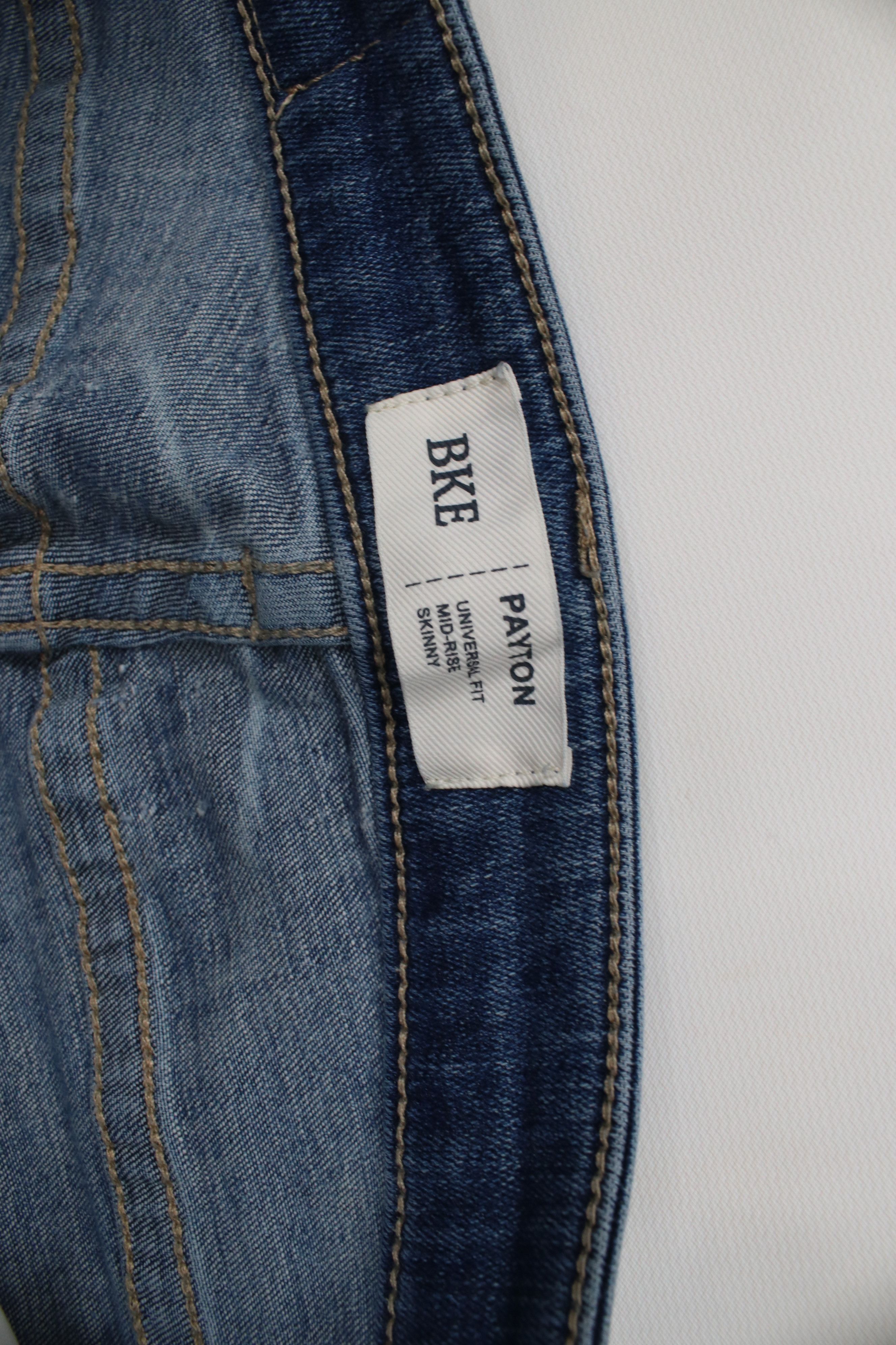 Vintage Buckle BKE Payton Mid Rise Skinny Leg Denim Jeans Size 27" / US 4 / IT 40 - 10 Thumbnail