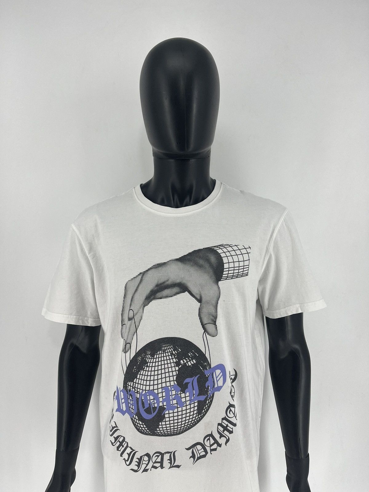 Criminal Damage × Vintage Vintage Criminal Damage London World Tour Streetwear Style Size US XL / EU 56 / 4 - 1 Thumbnail