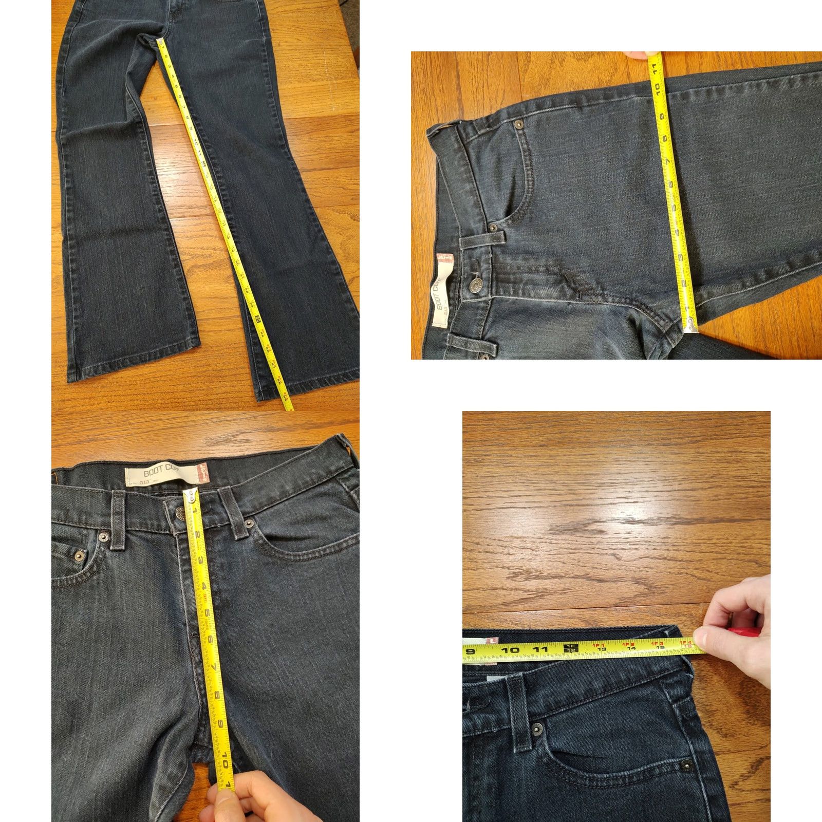Levi's VINTAGE Levi’s 515 Jeans Bootcut Denim Blue 29 Inseam Womens Size 6 Regular 5-Pocket Western Size 28" / US 6 / IT 42 - 8 Thumbnail