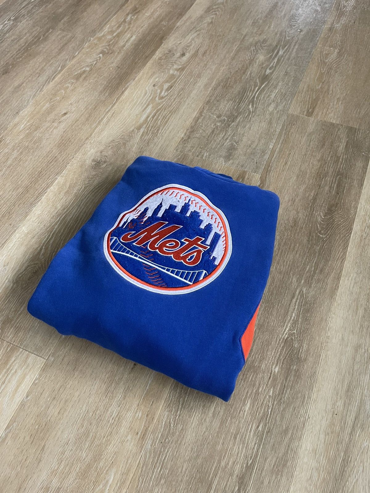 Mitchell & Ness × Vintage VINTAGE Y2K MITCHELL & NESS HEAVYWEIGHT HOODIE Size US XL / EU 56 / 4 - 15 Thumbnail