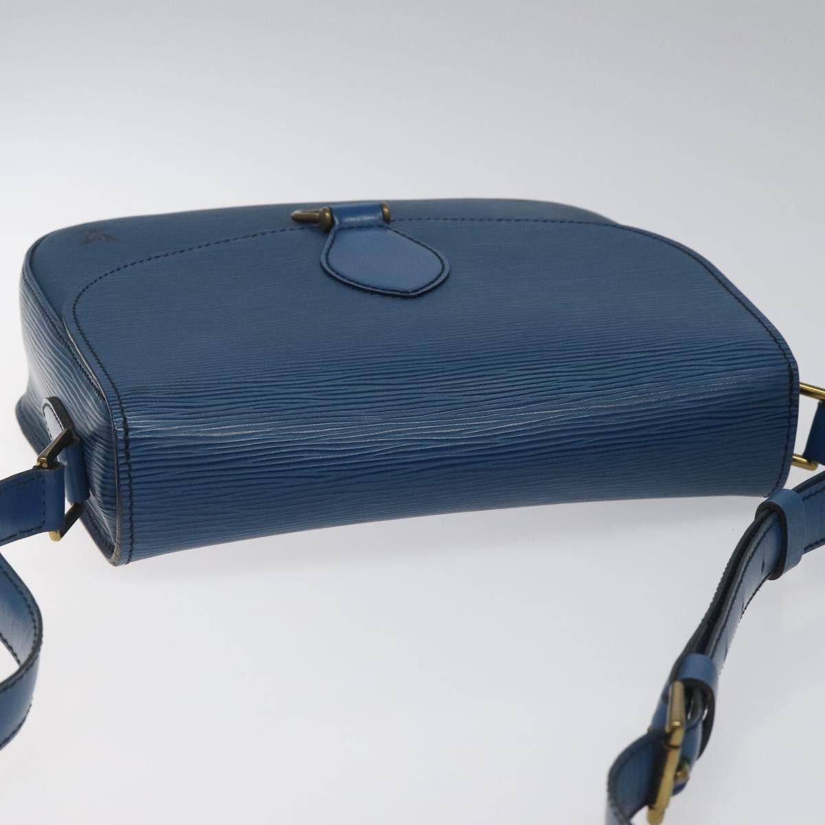 Louis Vuitton LOUIS VUITTON Epi Saint Cloud GM Shoulder Bag Toledo Blue Size ONE SIZE - 6 Thumbnail