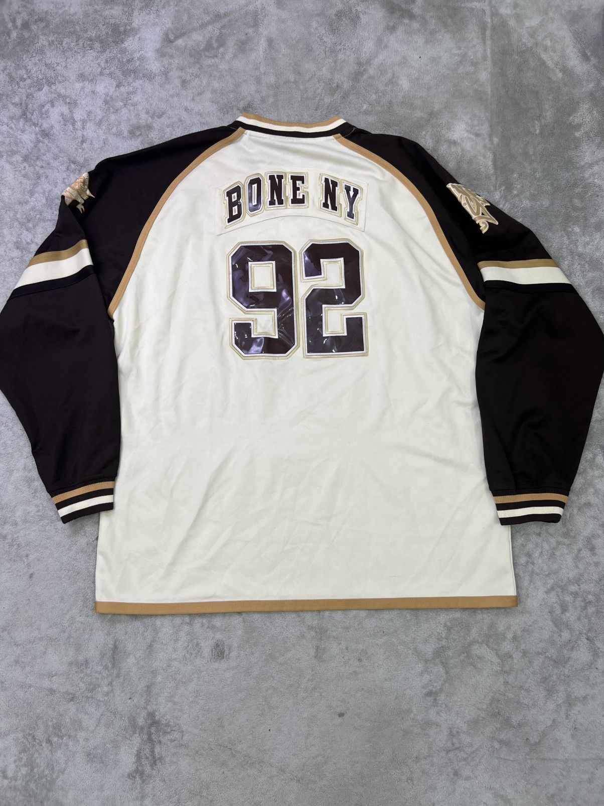 Other Vintage Y2K Bone.NY Brooklyn NYC Hockey Style Jersey XXL Size US XXL / EU 58 / 5 - 14 Thumbnail