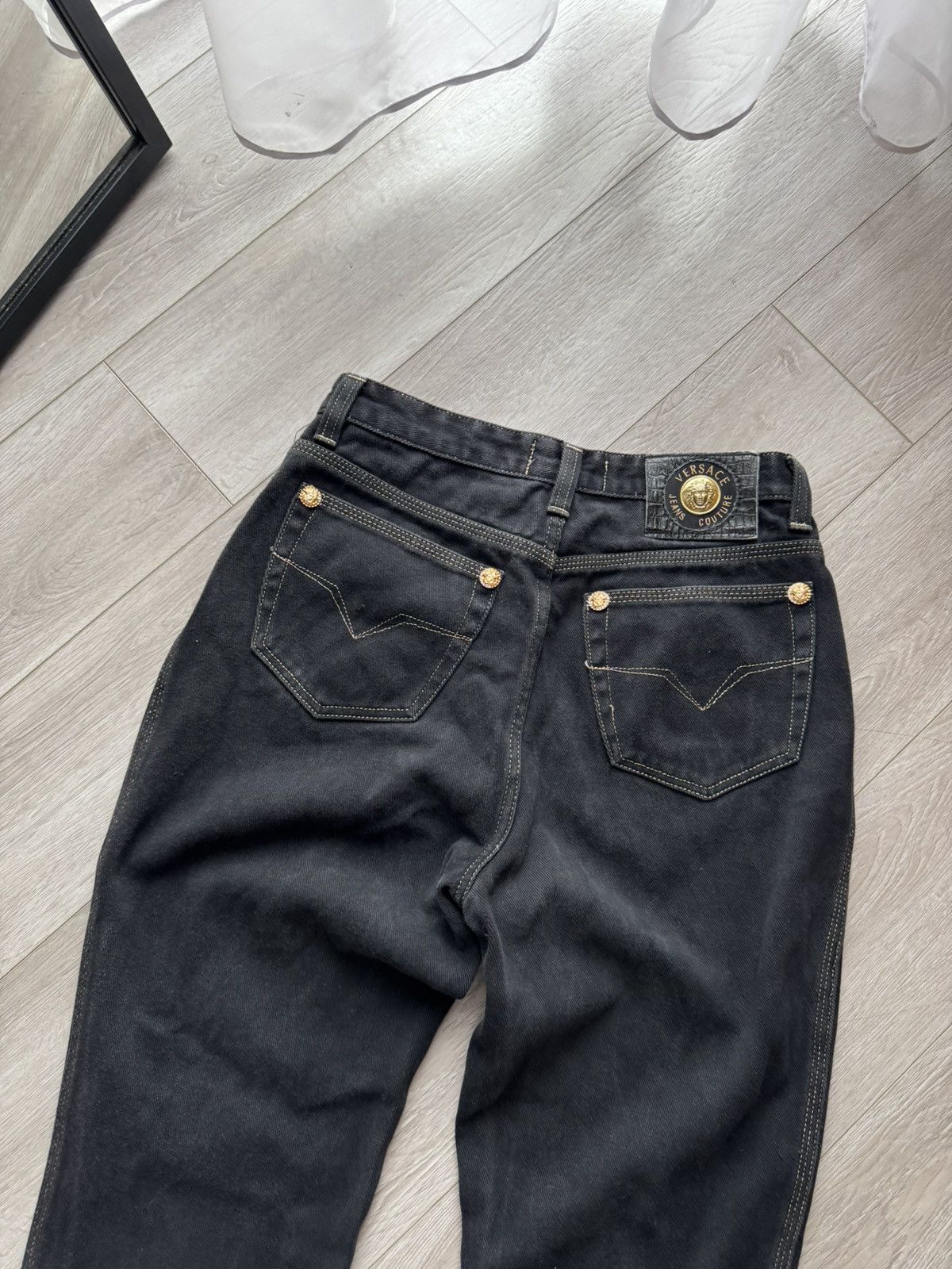 Versace Jeans Couture 90s Vintage Versace Jeans Medusa Logo Size 32" / US 10 / IT 46 - 2 Thumbnail