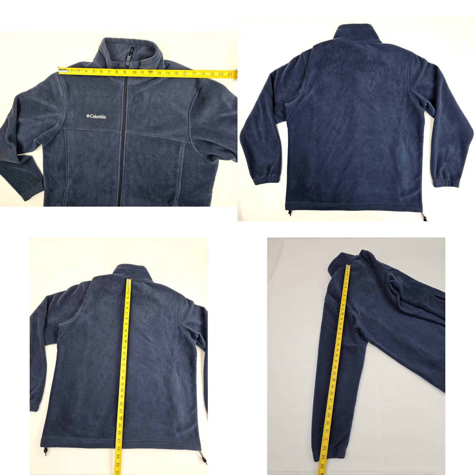 Vintage Columbia Steens Mountain Full Zip Fleece Jacket / Sweater – Men’s L – Navy Blue – EUC Size US L / EU 52-54 / 3 - 8 Thumbnail
