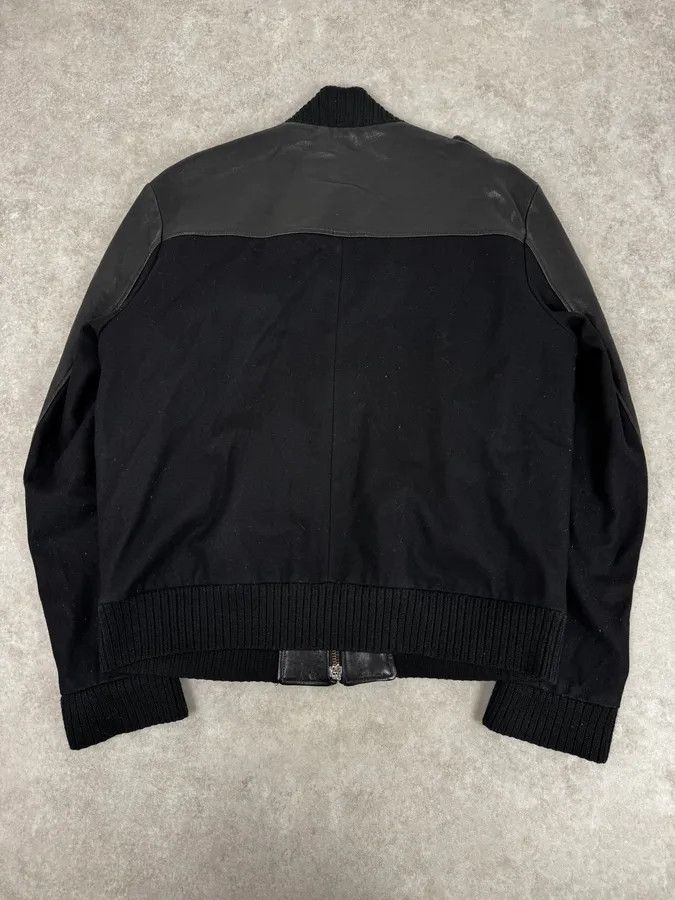 Maison Margiela FW2014 Maison Margiela Black Contrast Panel Leather Jacket Size US L / EU 52-54 / 3 - 4 Thumbnail