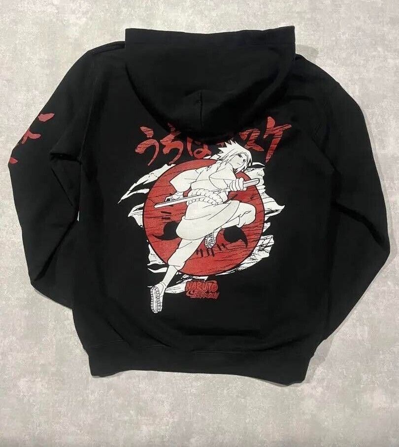 Nanushka Naruto Shippuden Sasuke Sharingan 20th Anniversary Hoodie Size US M / EU 48-50 / 2 - 6 Thumbnail