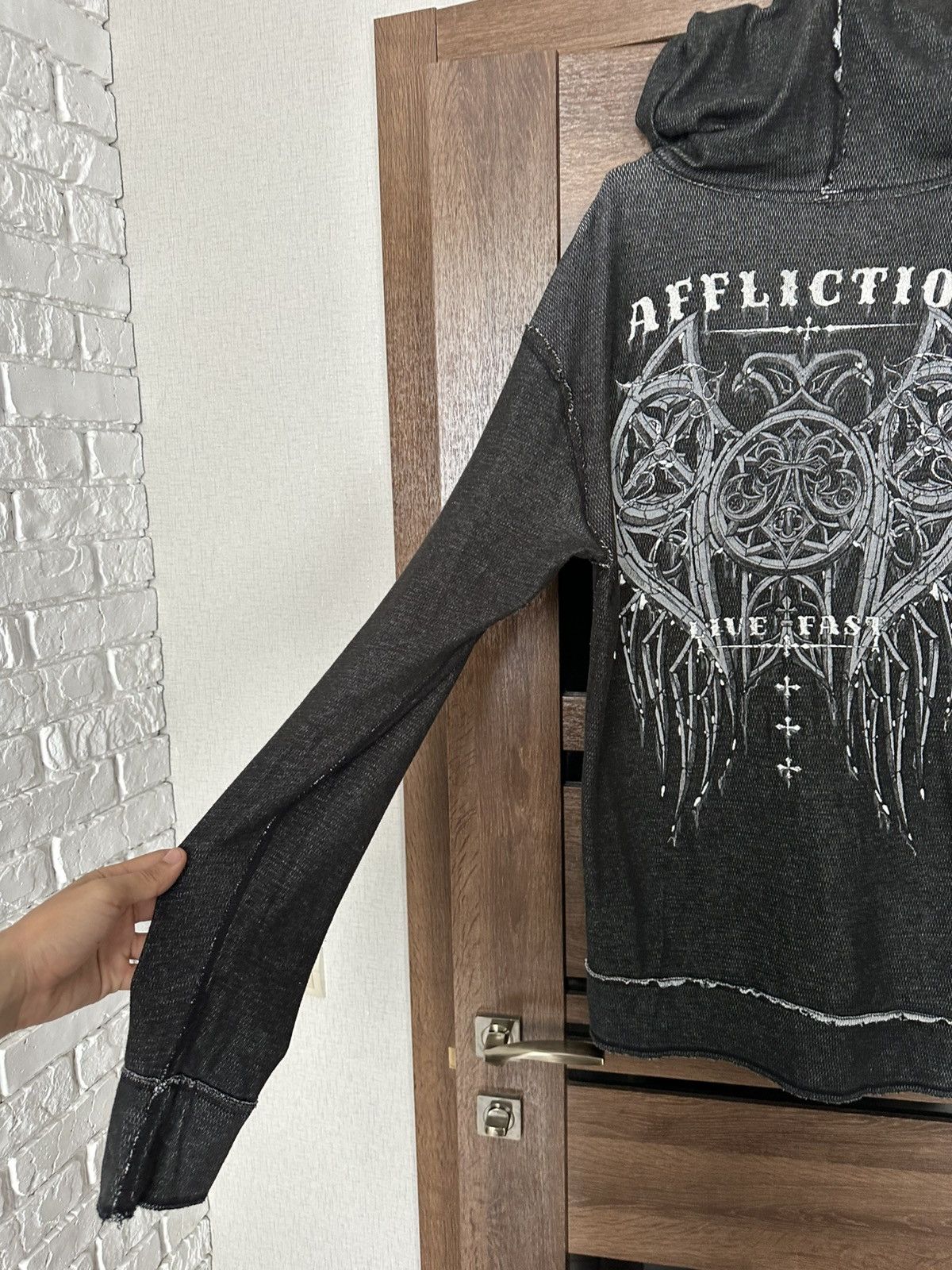 Affliction Affliction Reversible Zip Hoodie Vintage Y2K Size US XL / EU 56 / 4 - 7 Thumbnail
