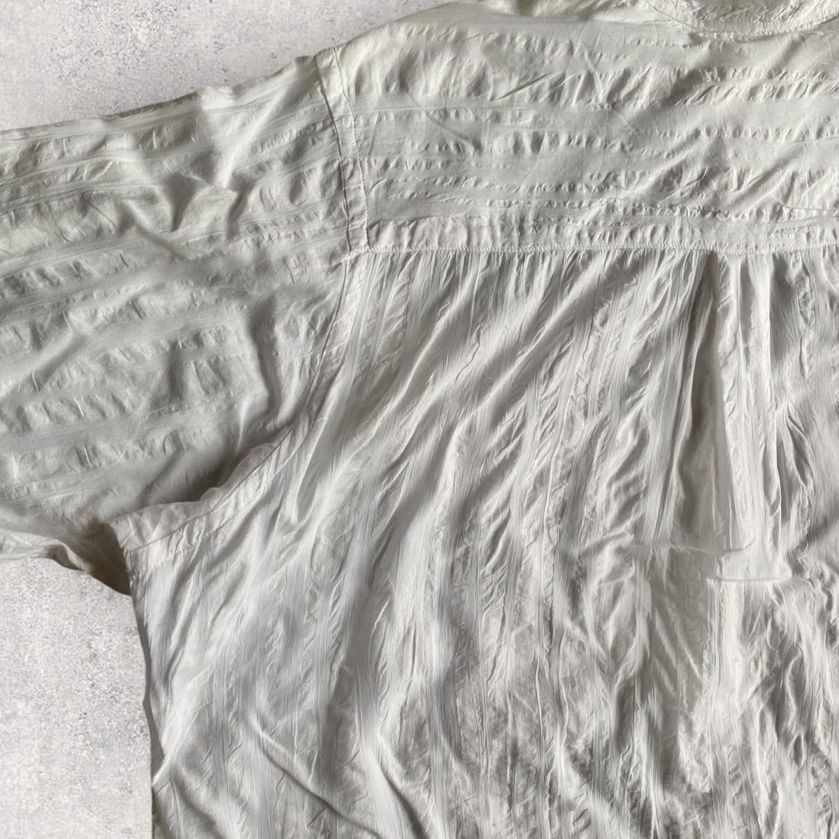 Yohji Yamamoto Y’s For Men Wrinkle Oversized Shirt Size US L / EU 52-54 / 3 - 8 Thumbnail