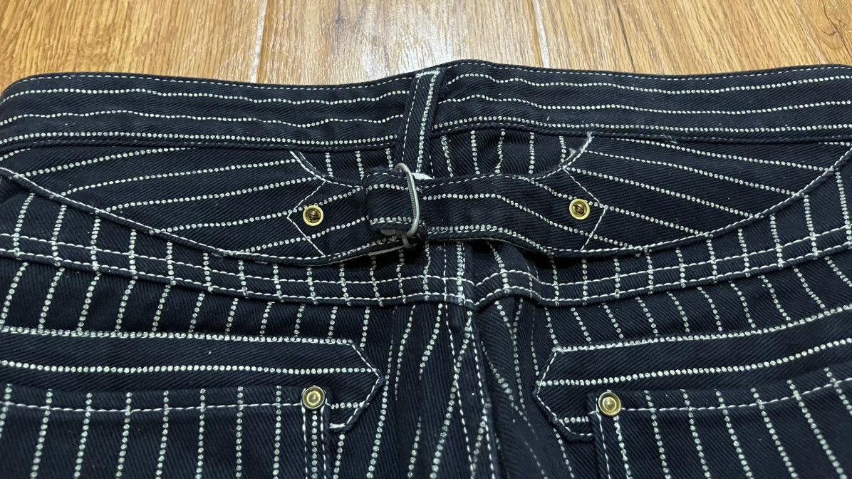 Vanson Leathers Vanson Leather Wabash Stripe Buckle Back Carpenter Pants Size US 31 - 8 Thumbnail