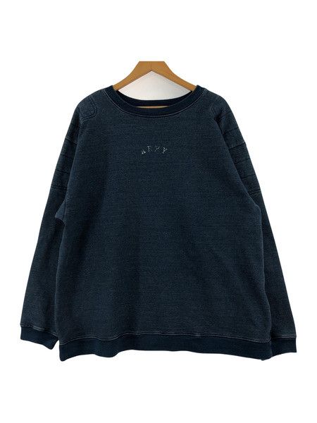image of Kapital K.p.a.m. Army Field Ration Uniform Sweatshirt Blue 1, Men's (Size Small)