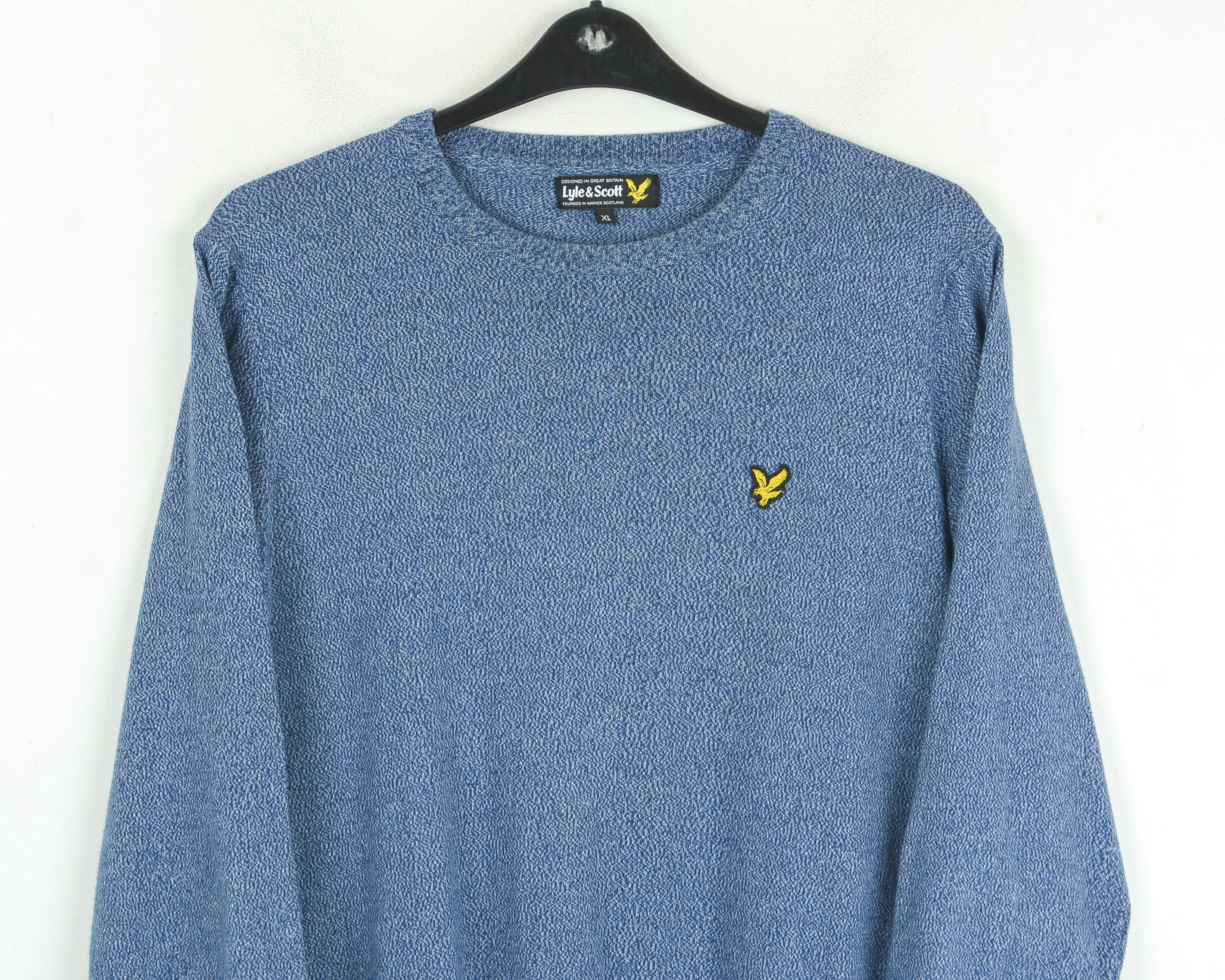 Lyle & Scott Sweatshirt Sweater Jumper XL Pullover Crew Neck Thin Knit Size US XL / EU 56 / 4 - 2 Thumbnail