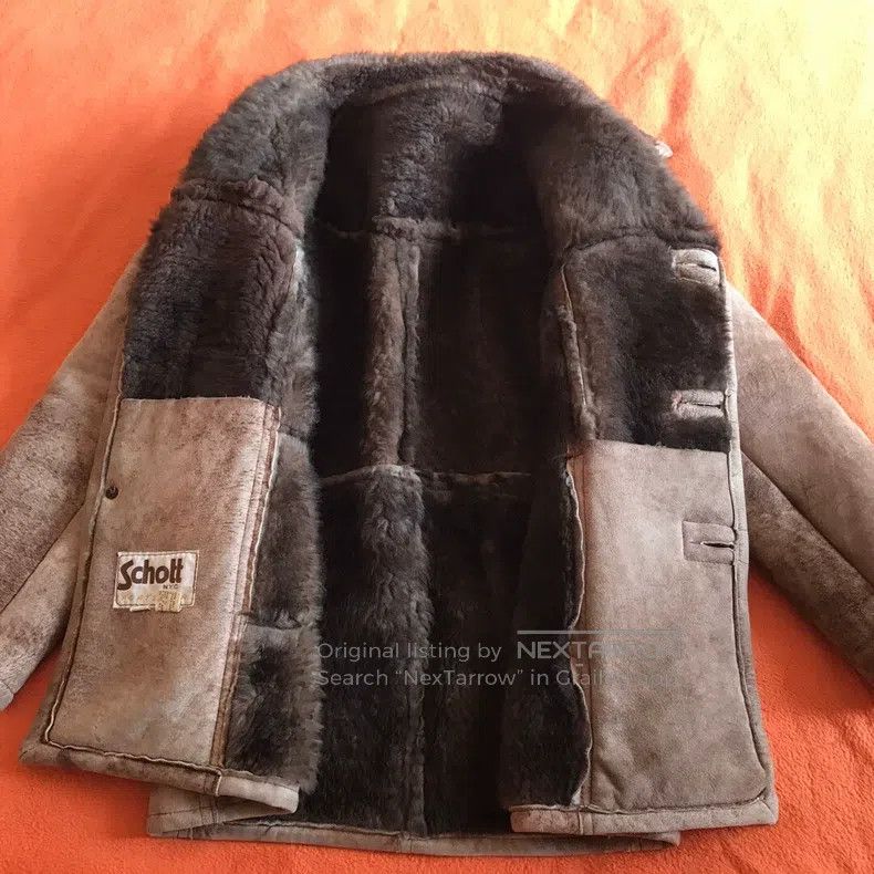 Schott Schott Fire burning wool Sheep fur is integrated Size US M / EU 48-50 / 2 - 3 Thumbnail